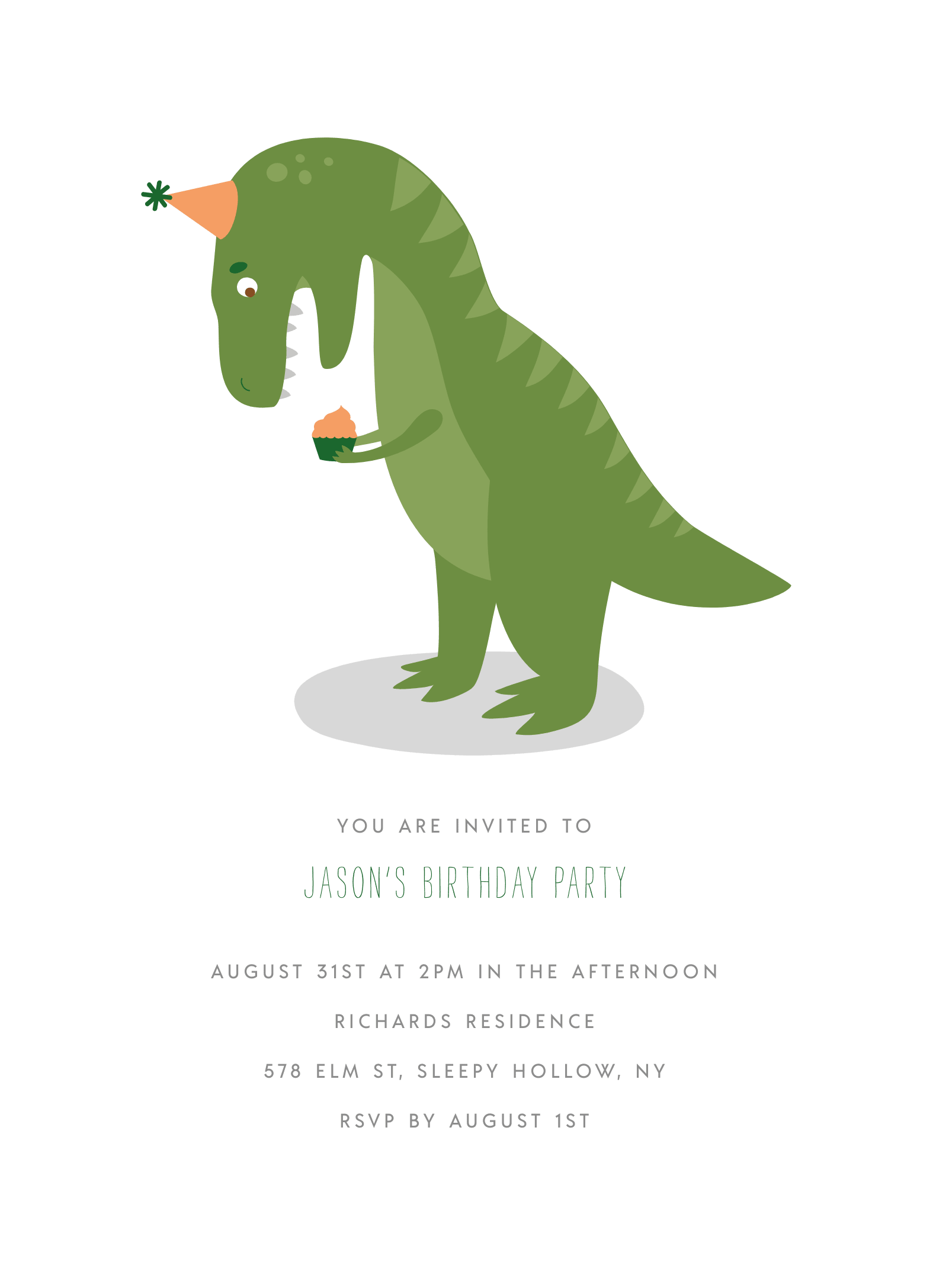 T-Rex Struggles Birthday