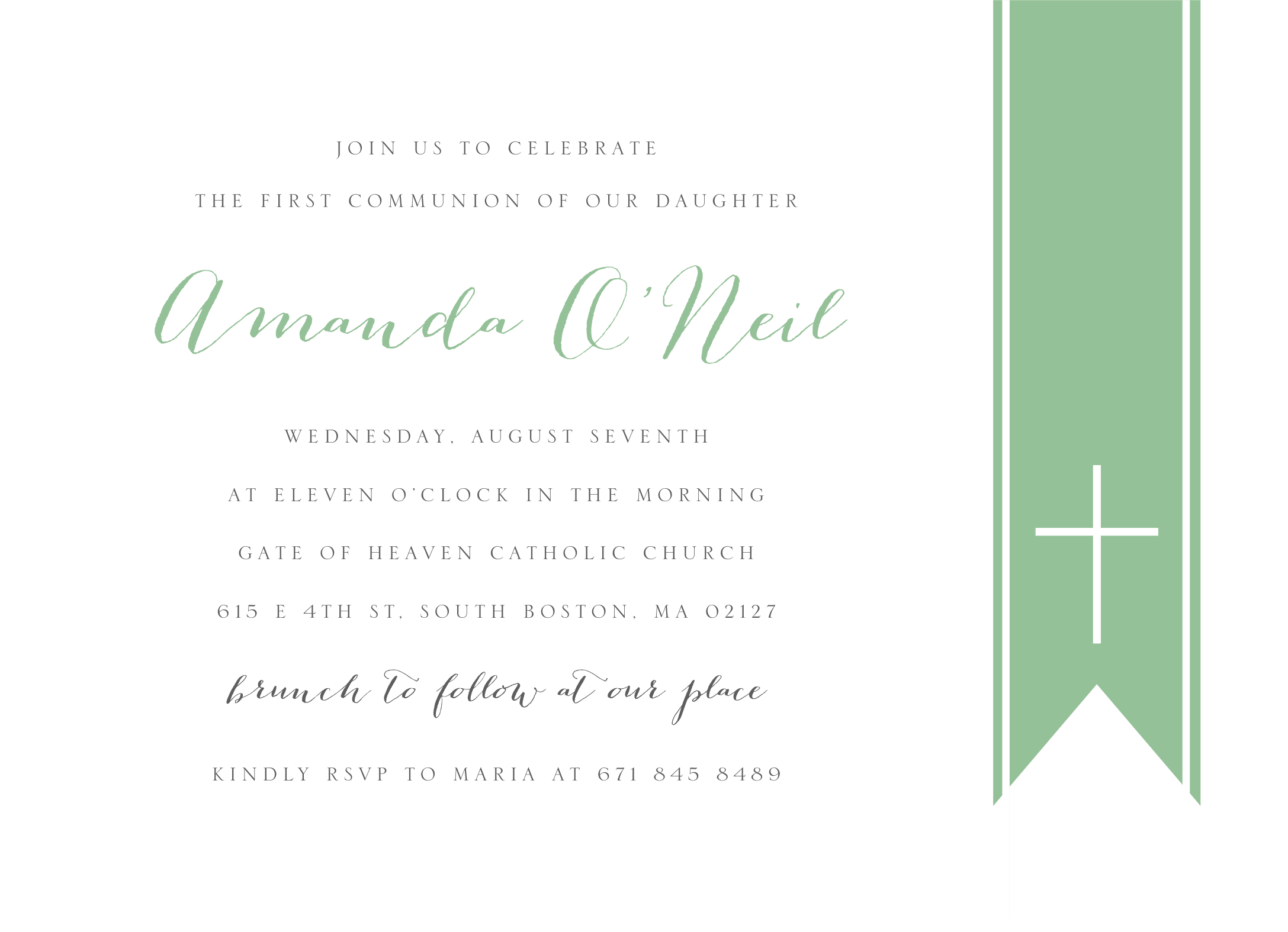 Classic Communion Invite