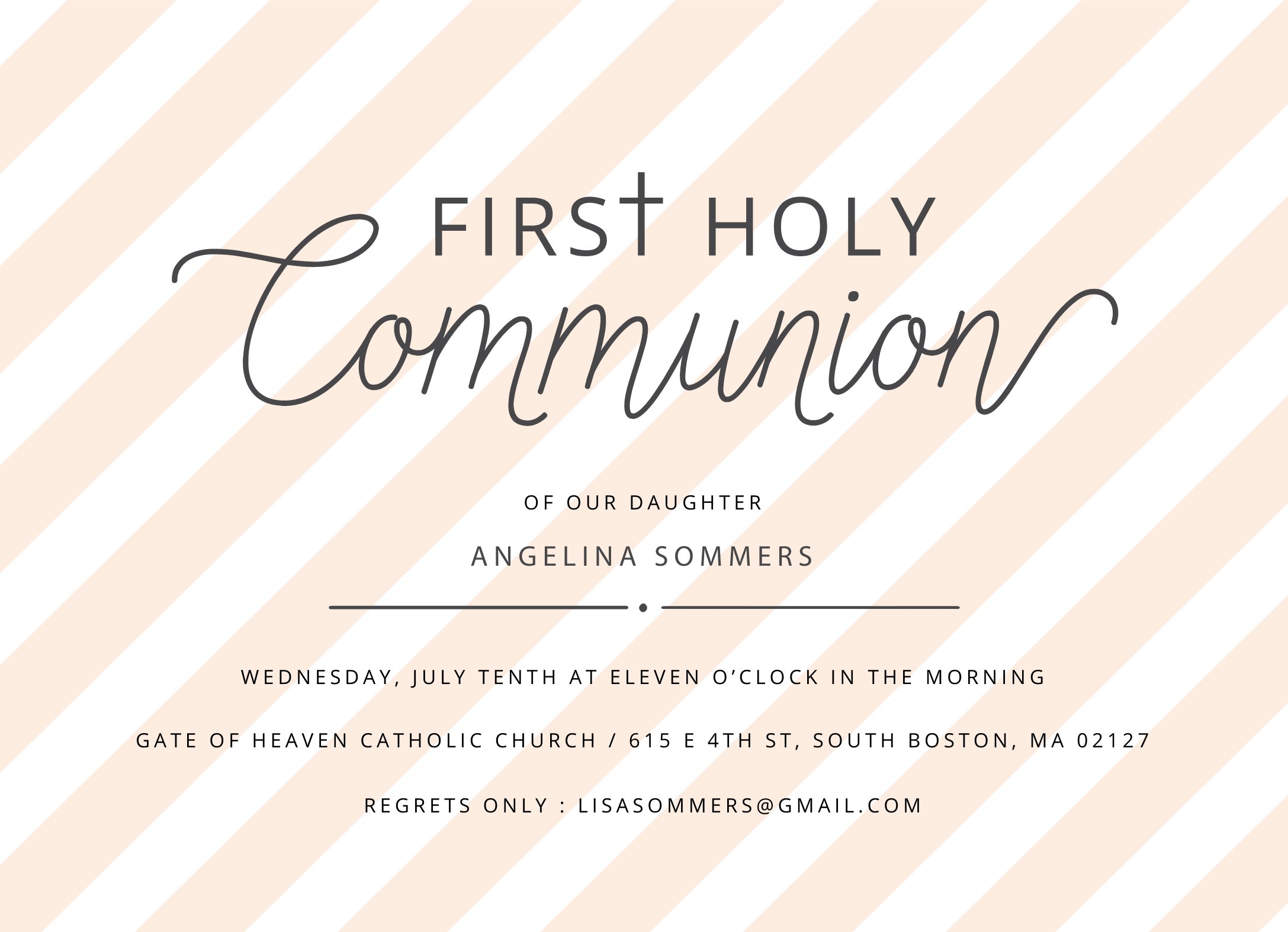 Communion Stripes