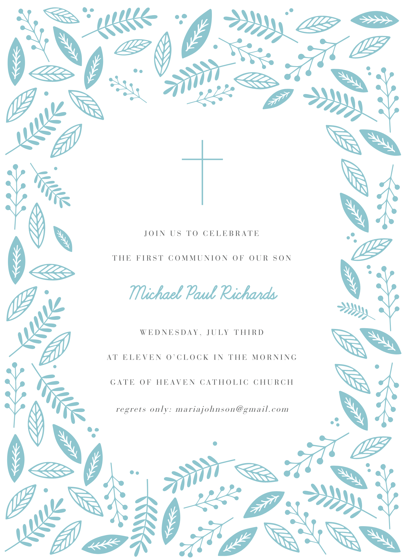 Winter Greens Communion