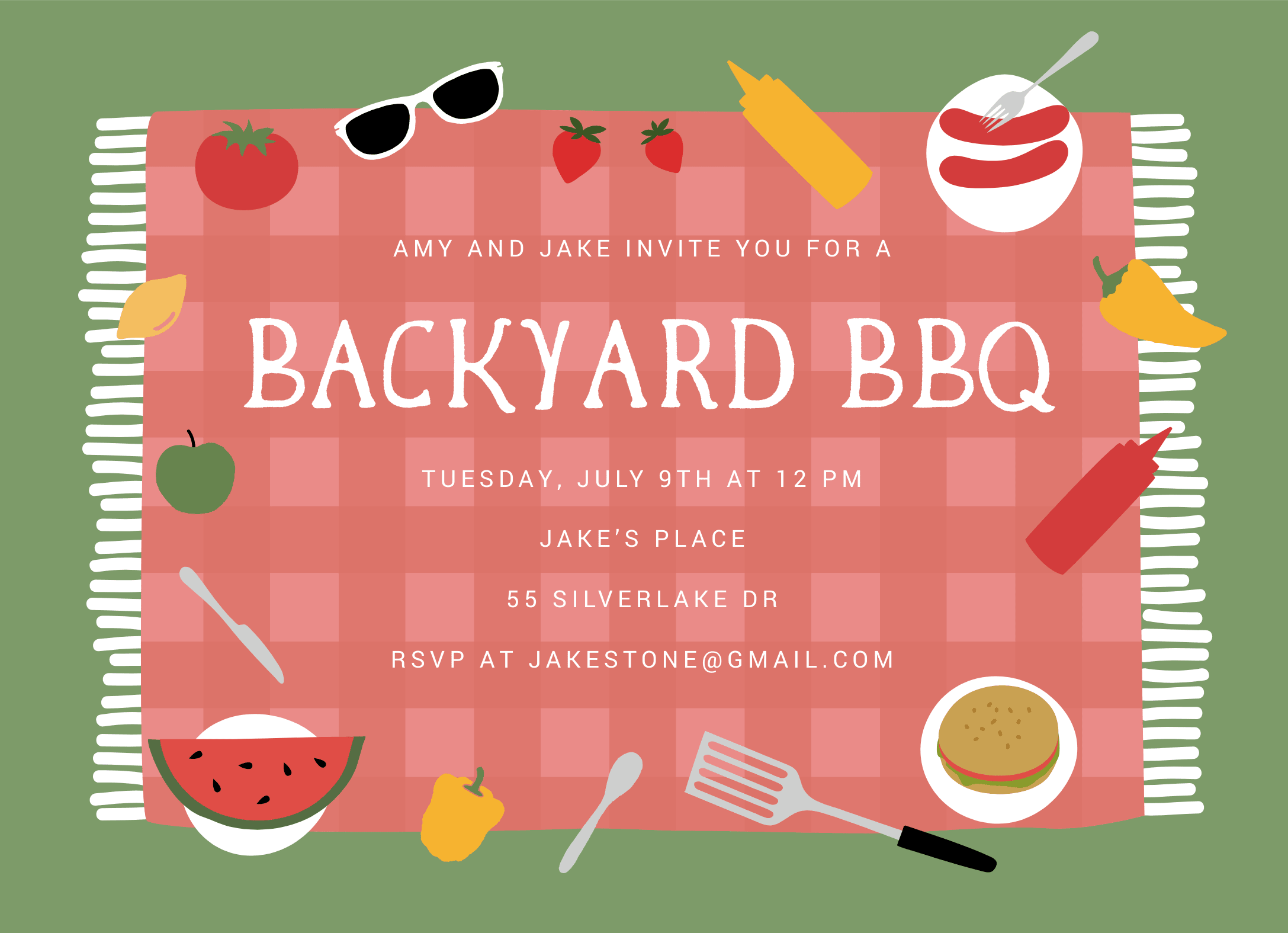 Backyard BBQ Picnic