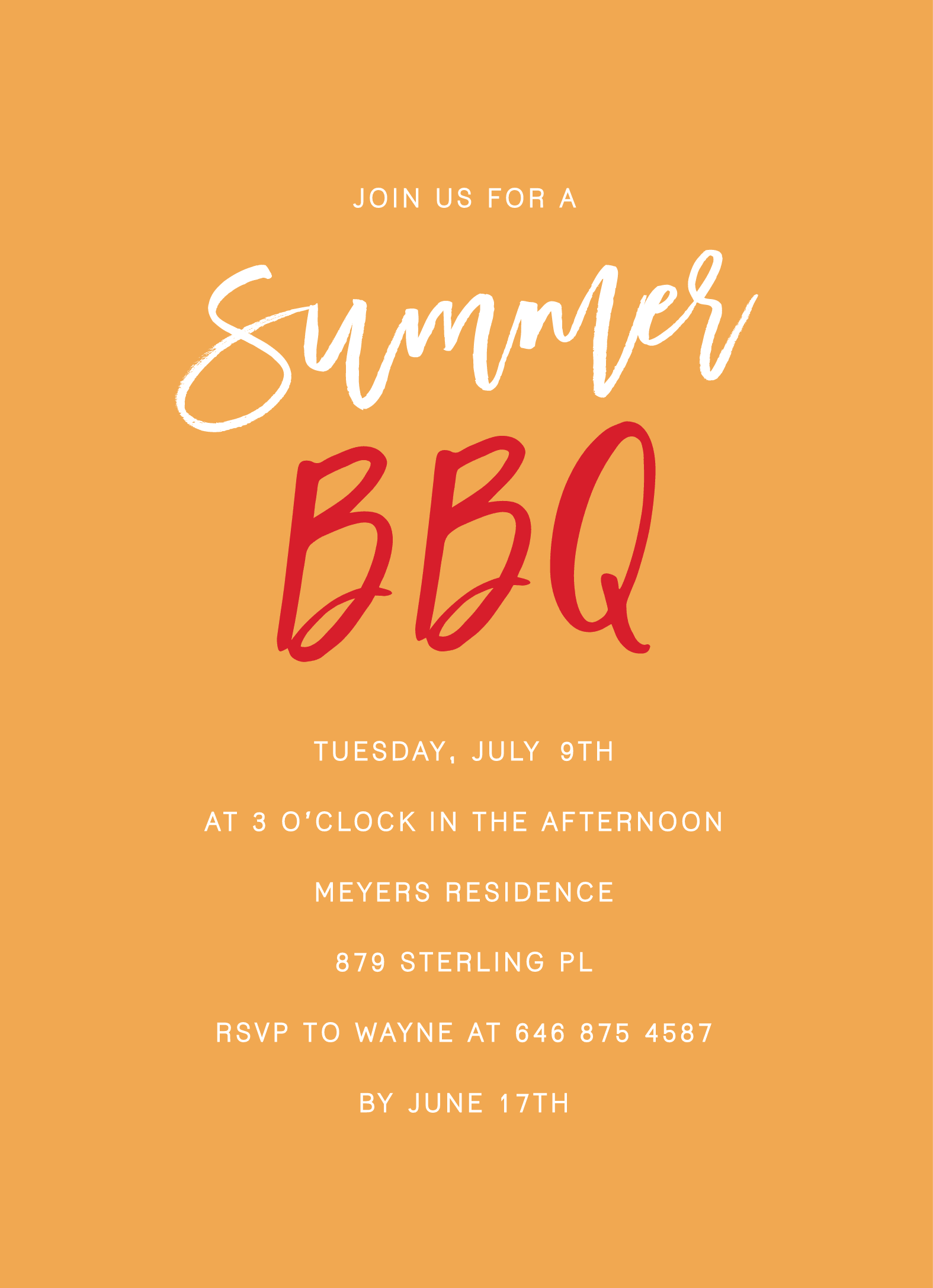 BBQ Brush Party