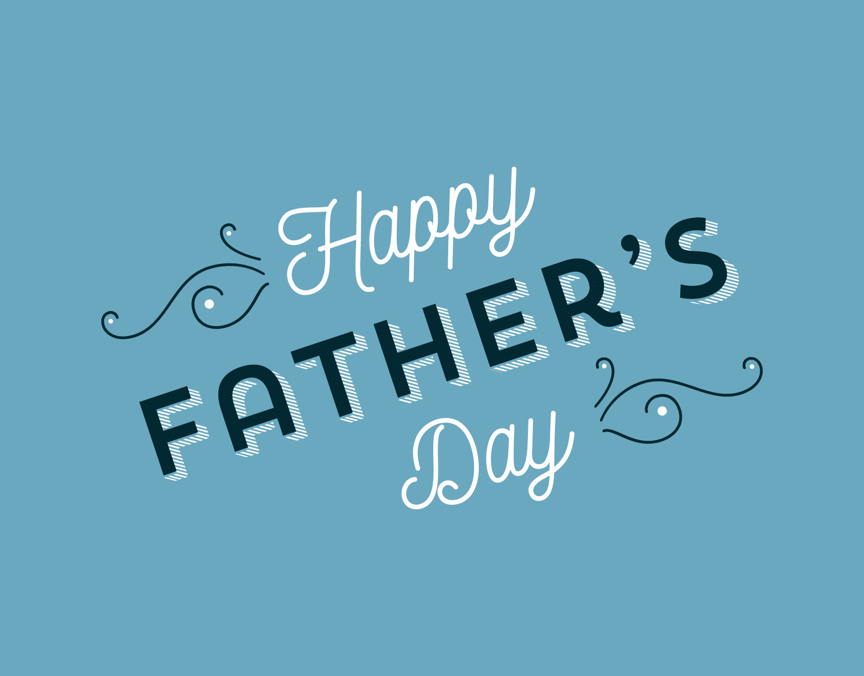 Vintage Lettering Father