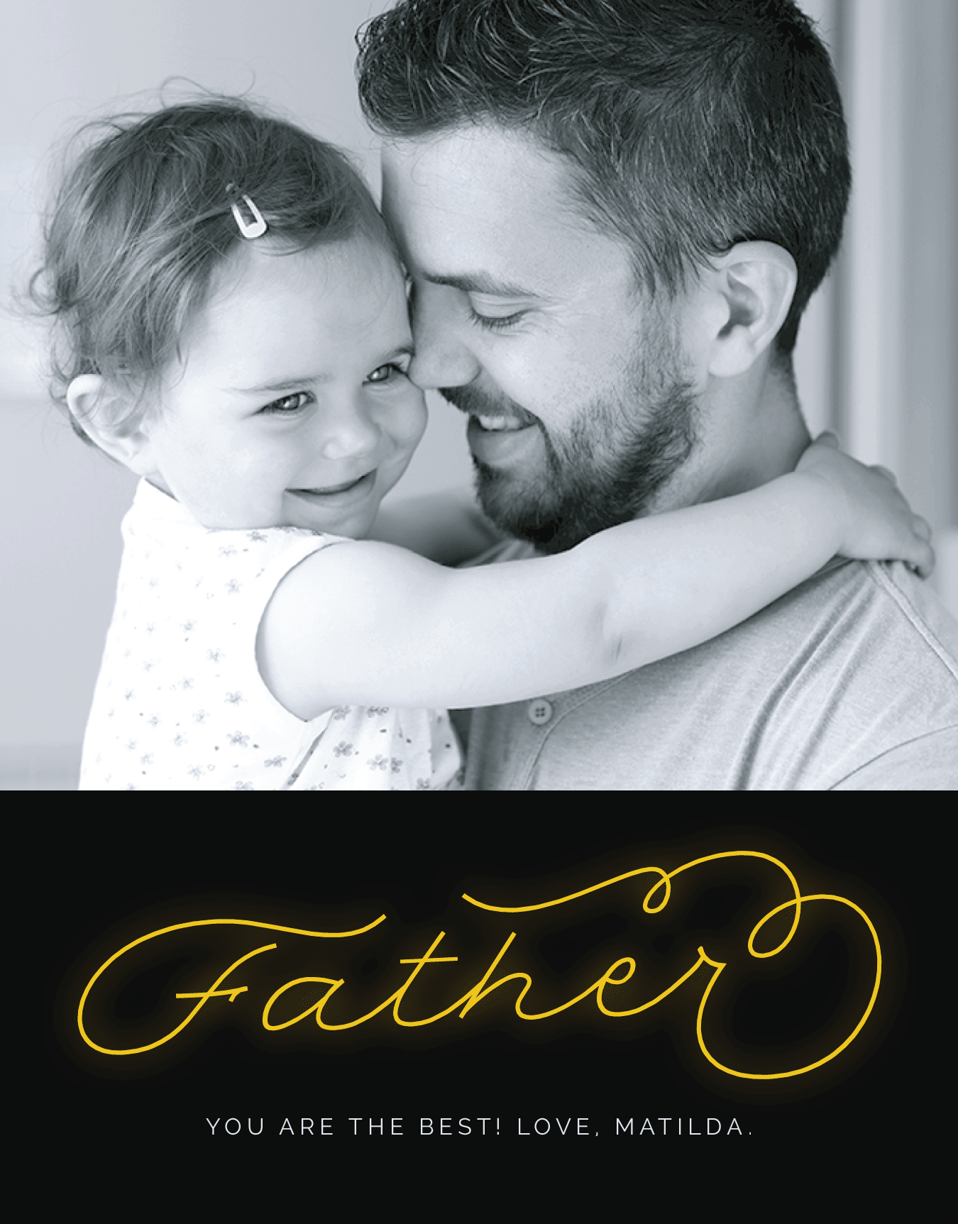Neon Dad Father's Day
