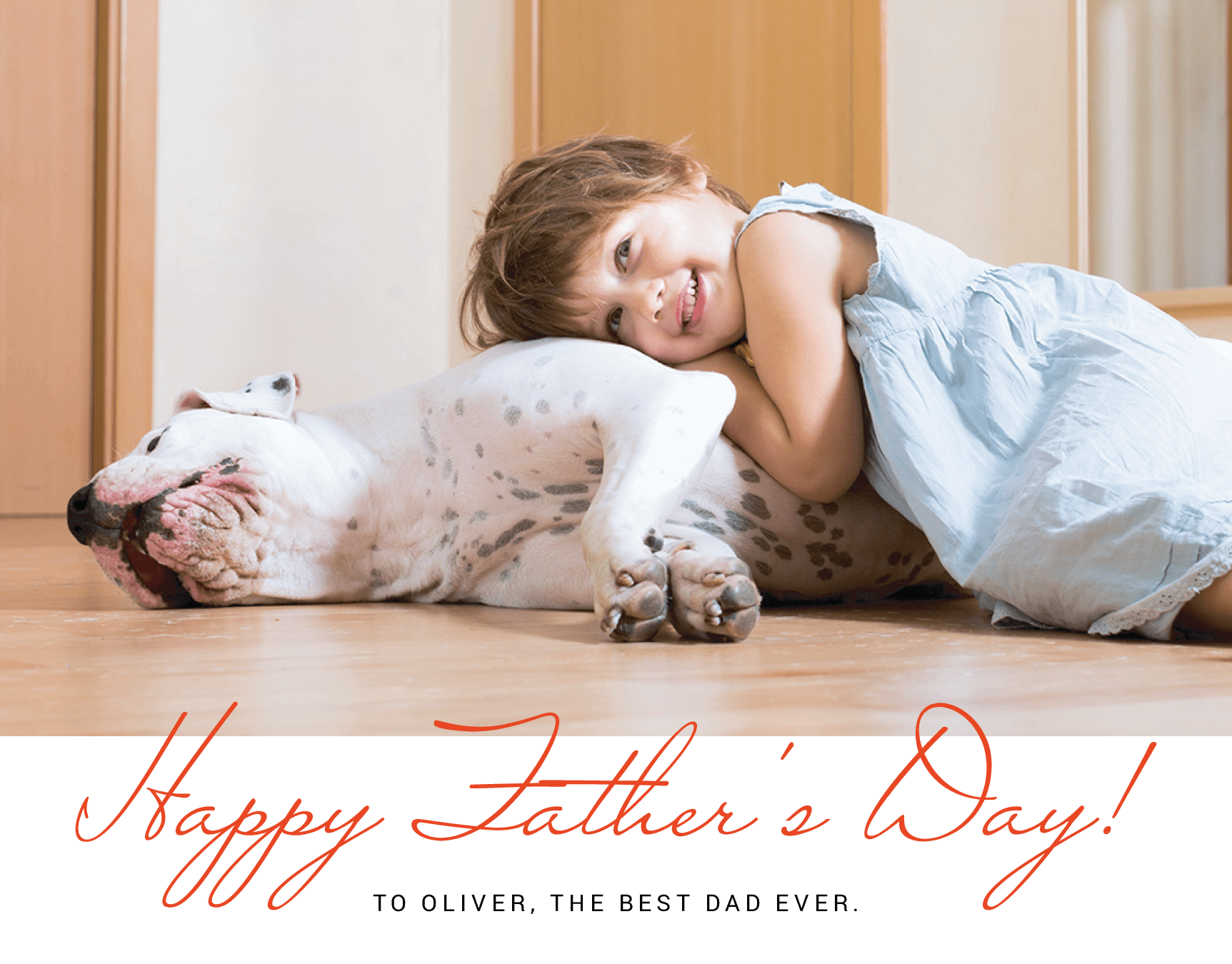 Red Script Father's Day