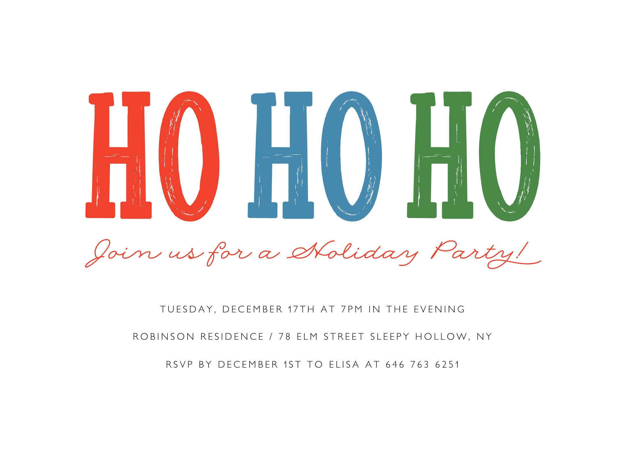 Ho Ho Ho Party