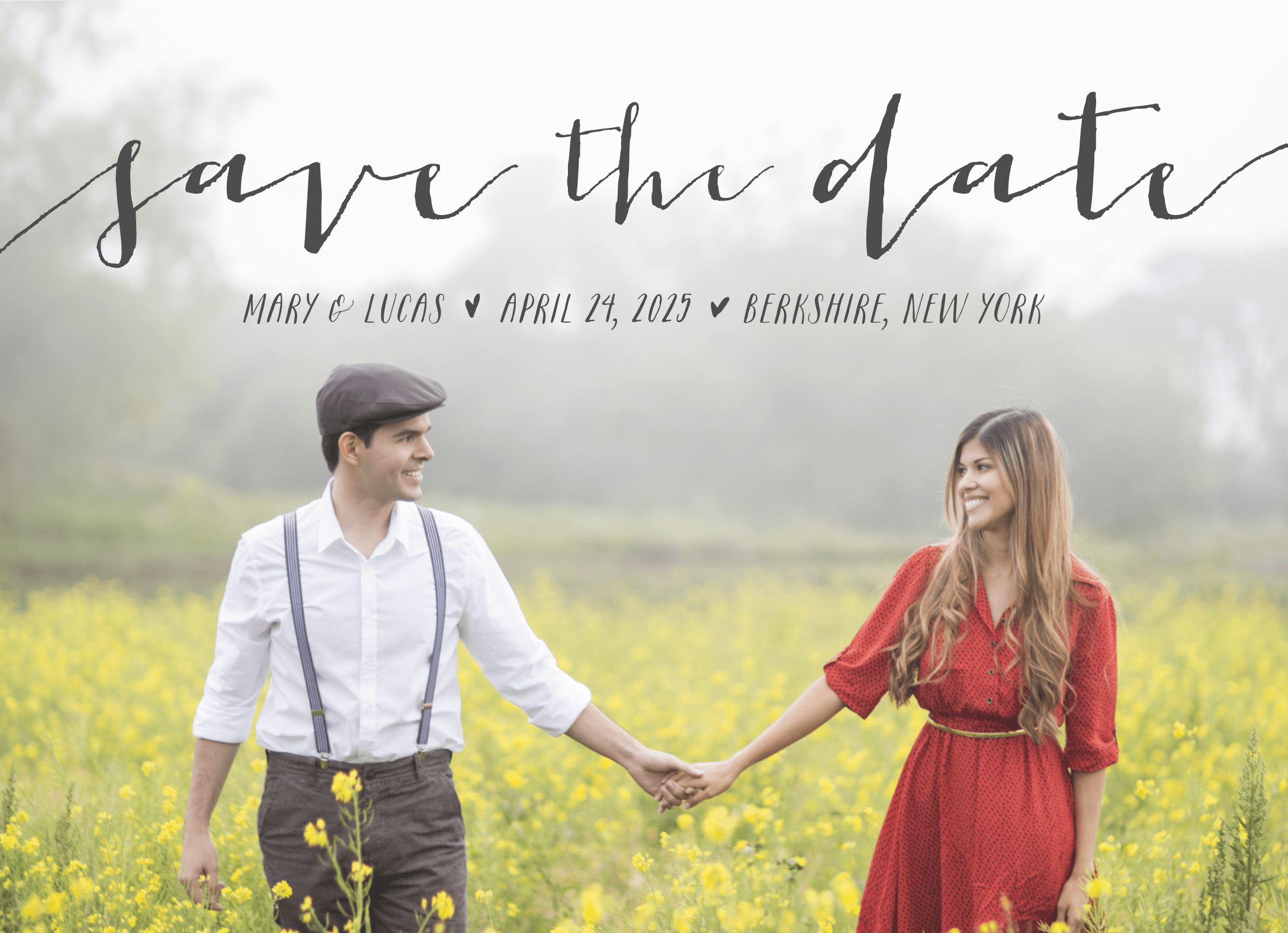 Sweet Script Save The Date