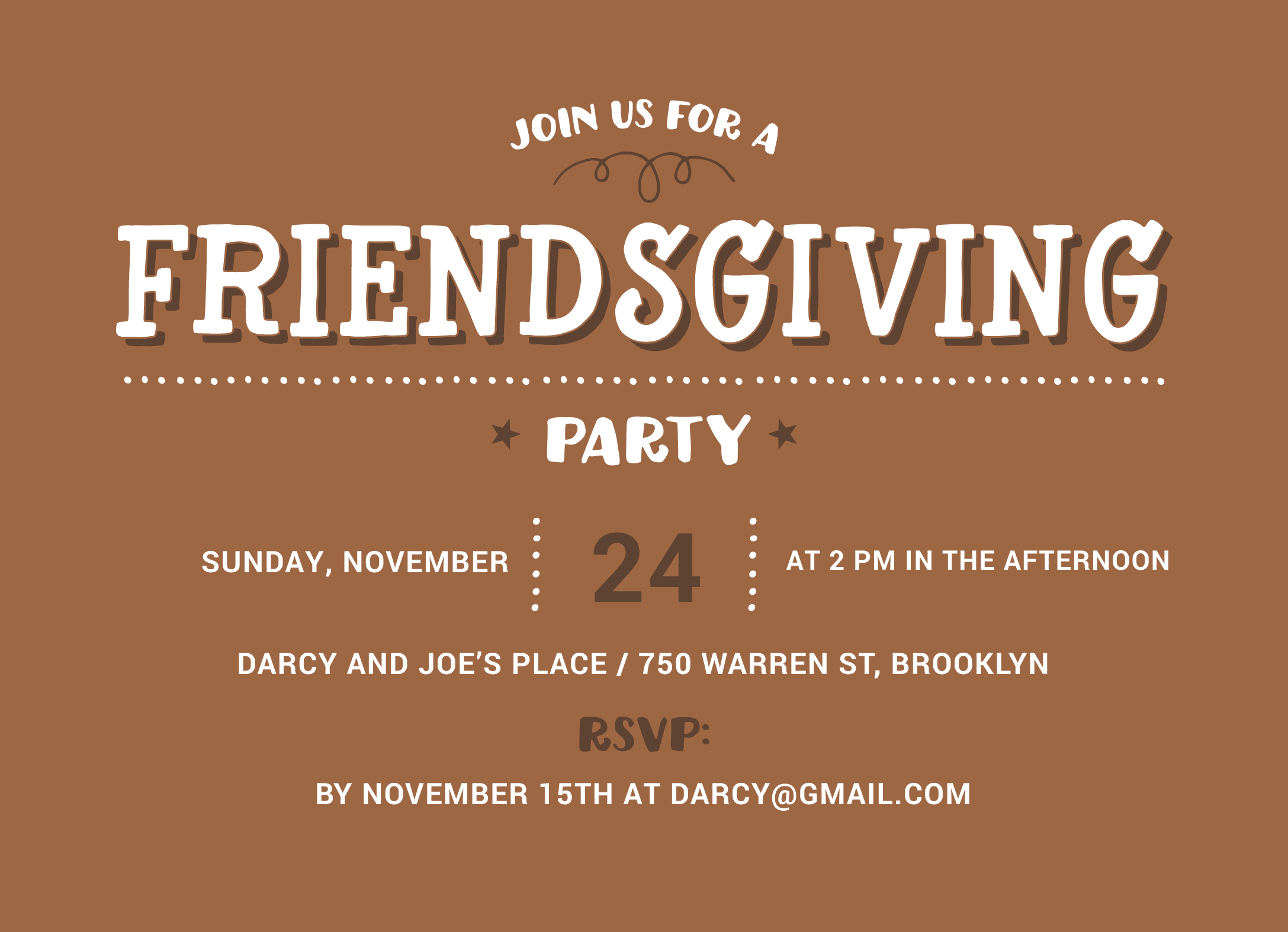 Vintage Friendsgiving