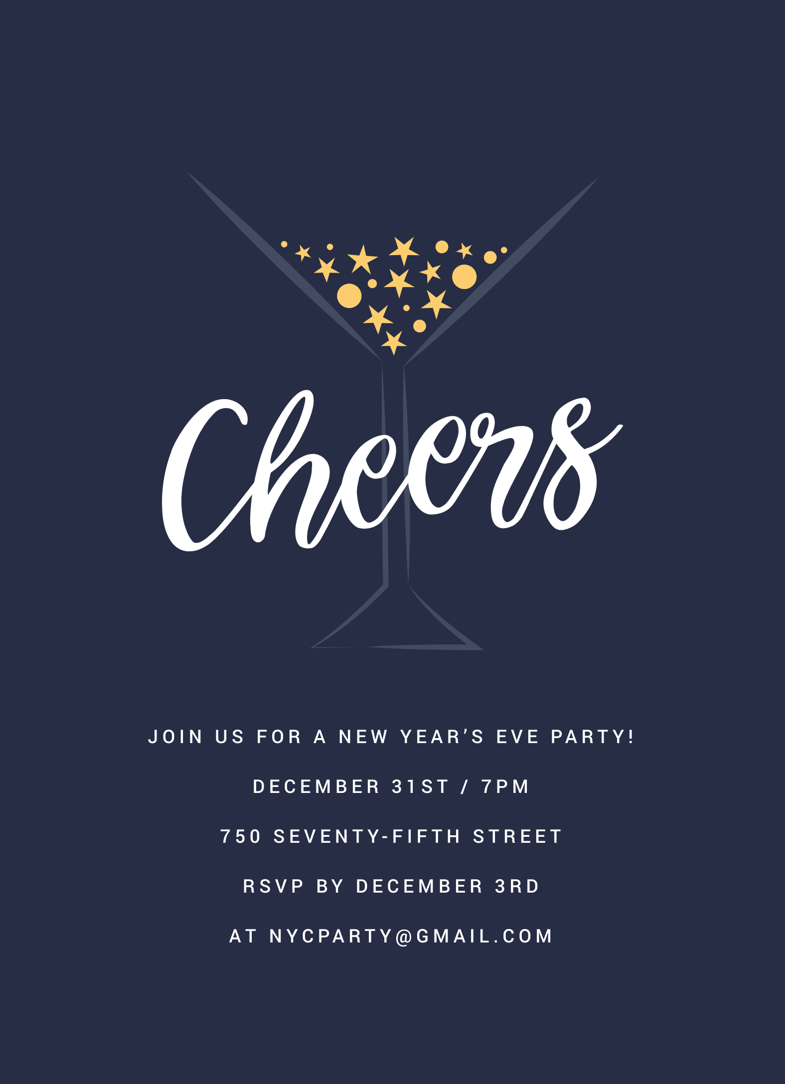 Martini Invite