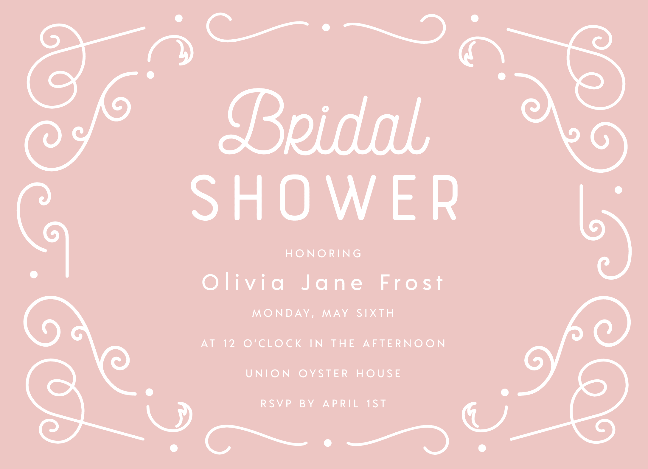 Pink Lace Bridal Shower