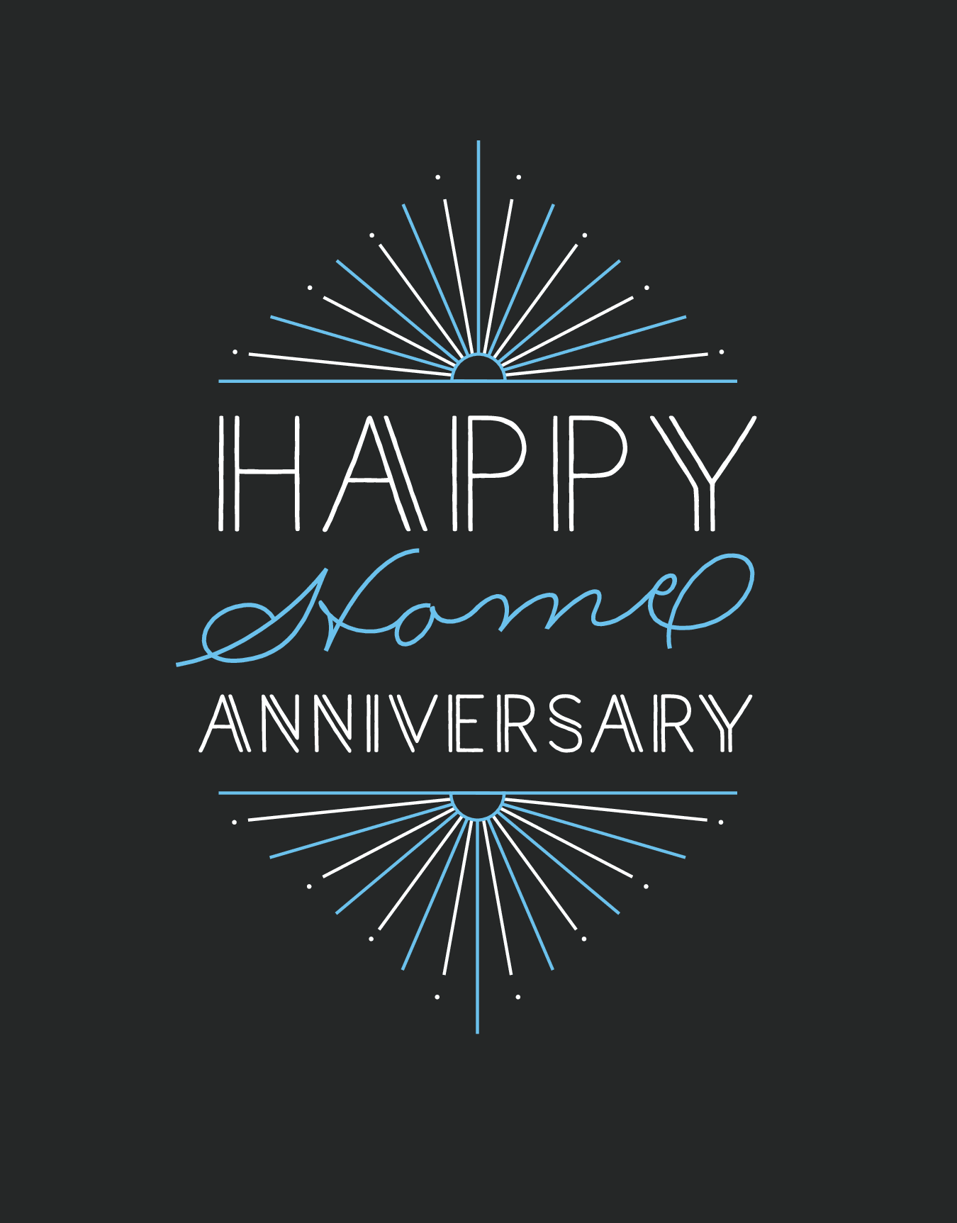 Art Deco Home Anniversary