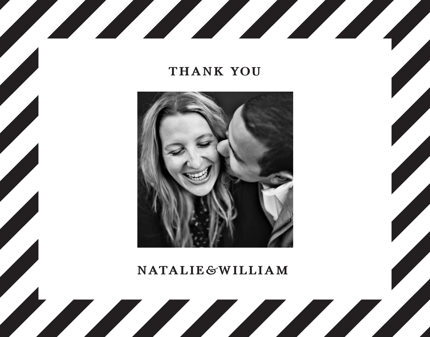B&W Thank You