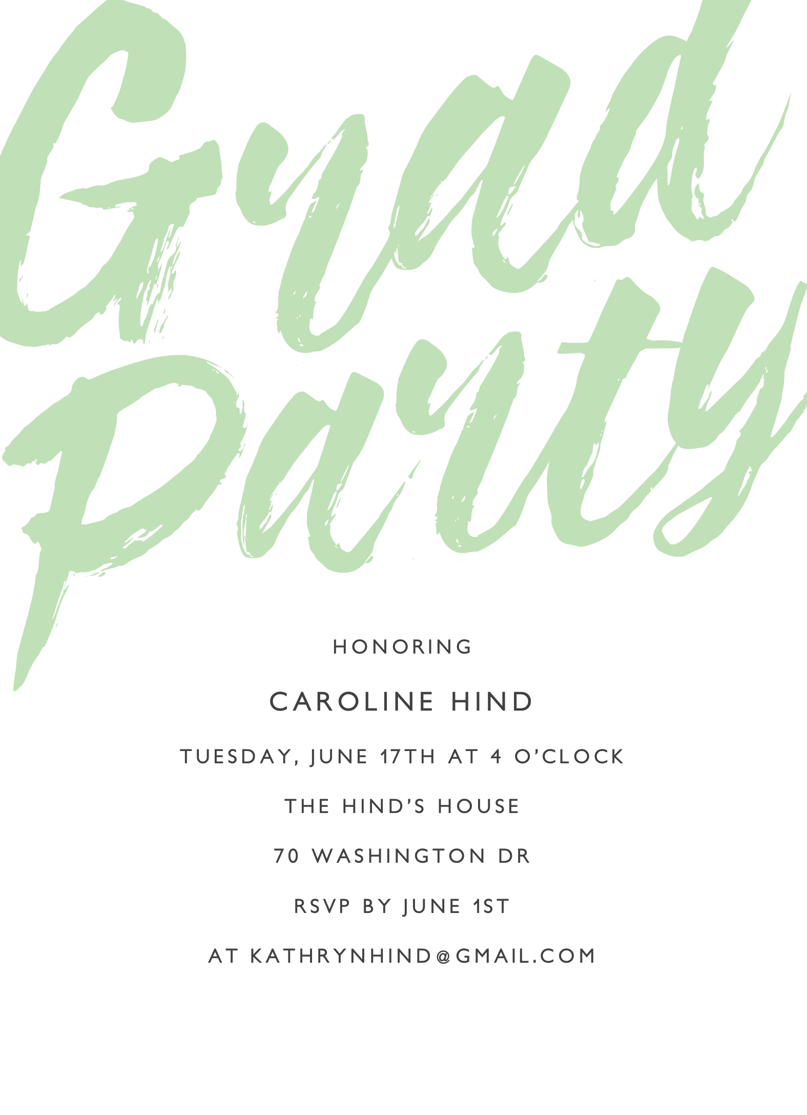 Brush Grad Party