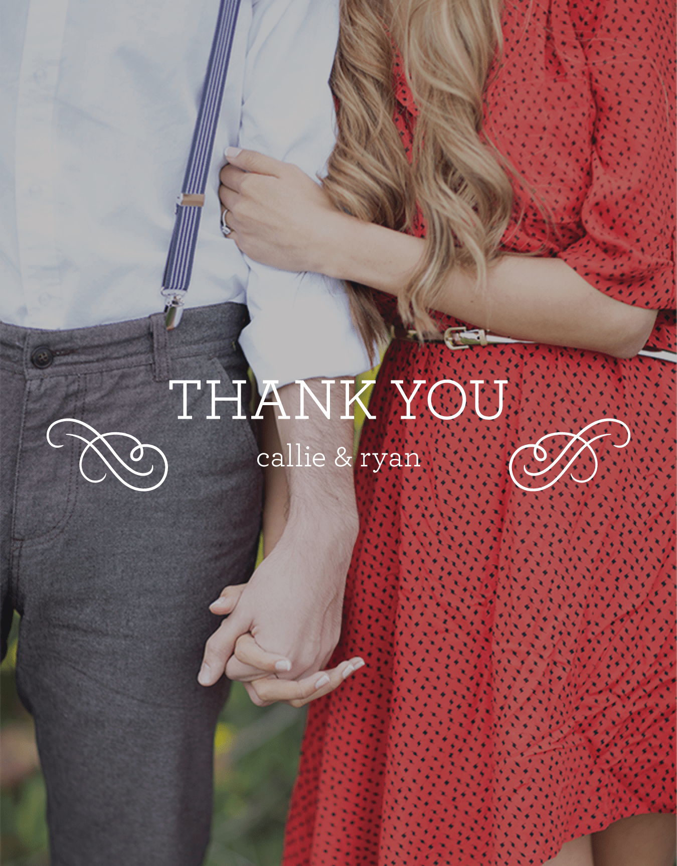 Swirly Thank You