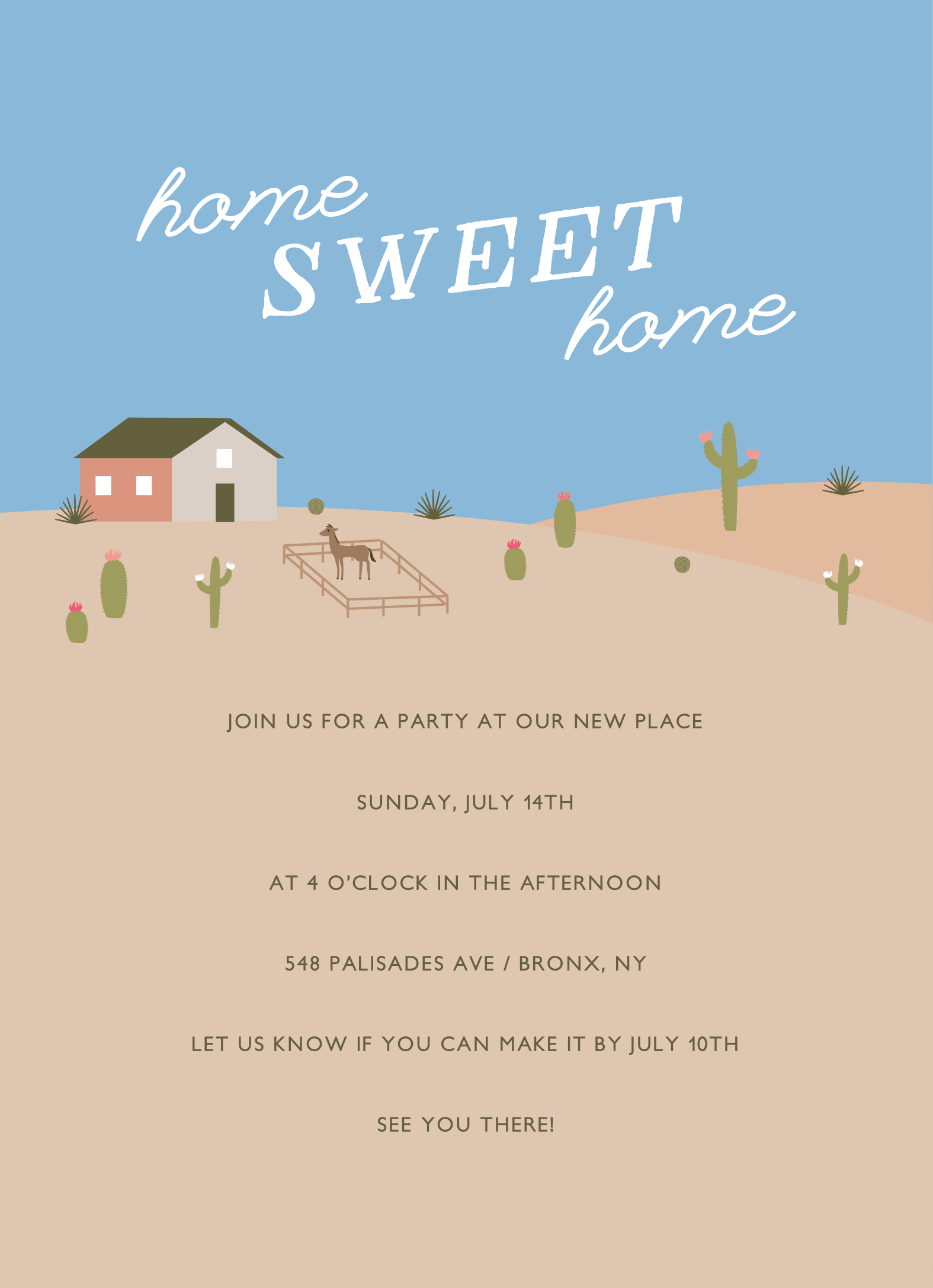 Home Sweet Home Desert
