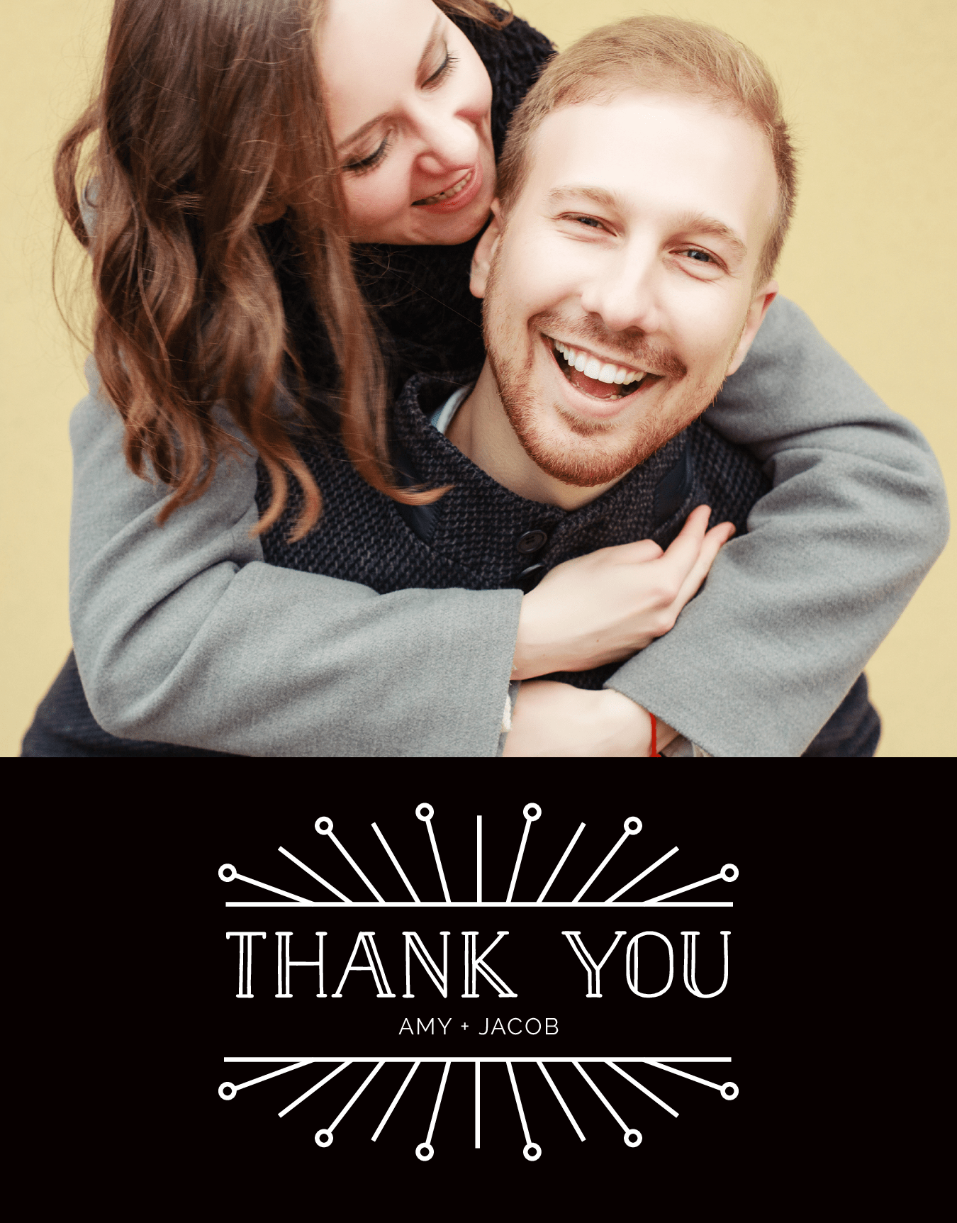Art Deco Thank You