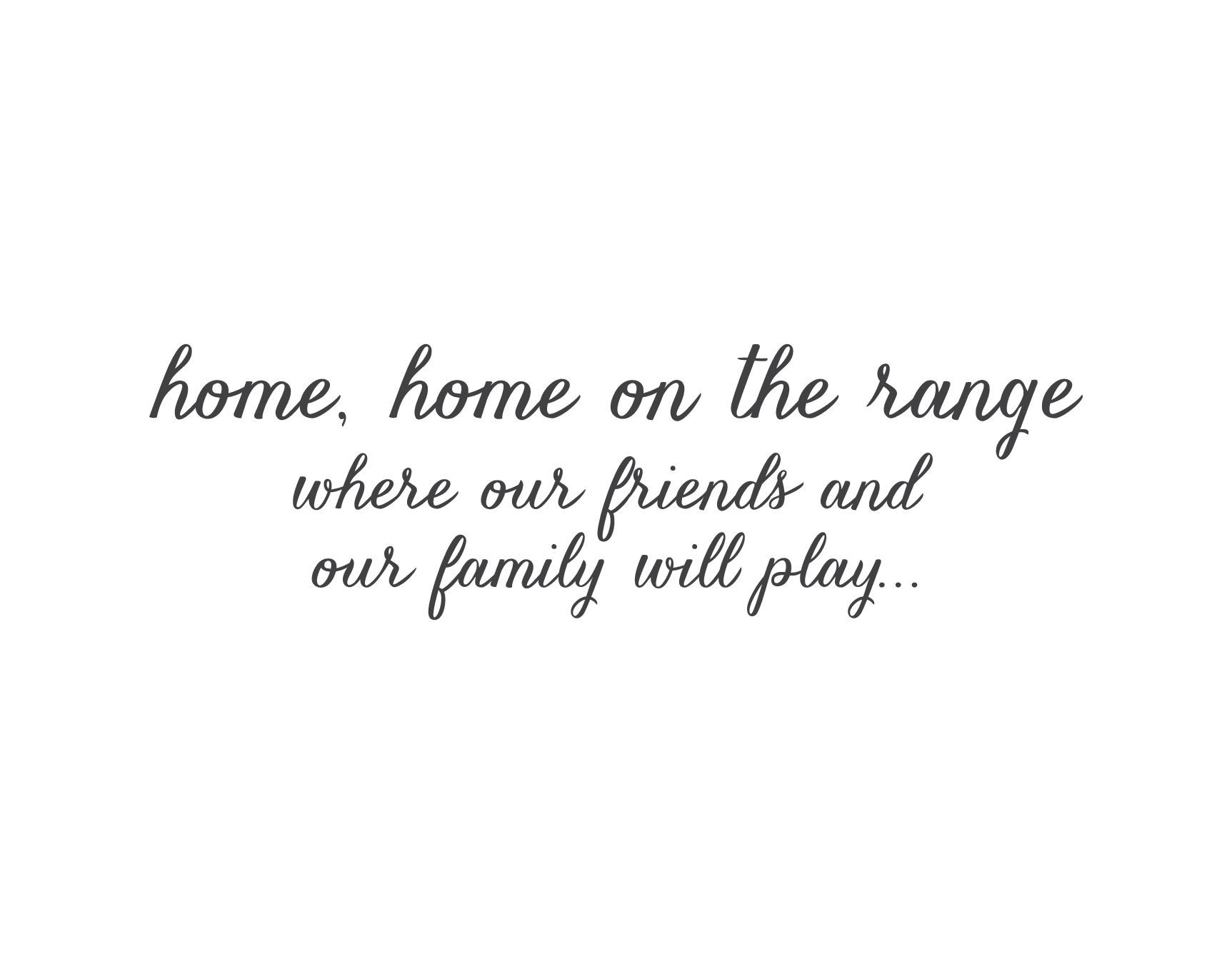 Home On The Range