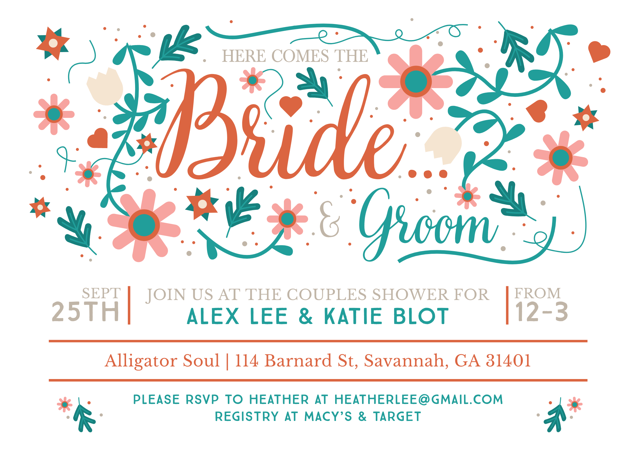 Floral Couples Shower