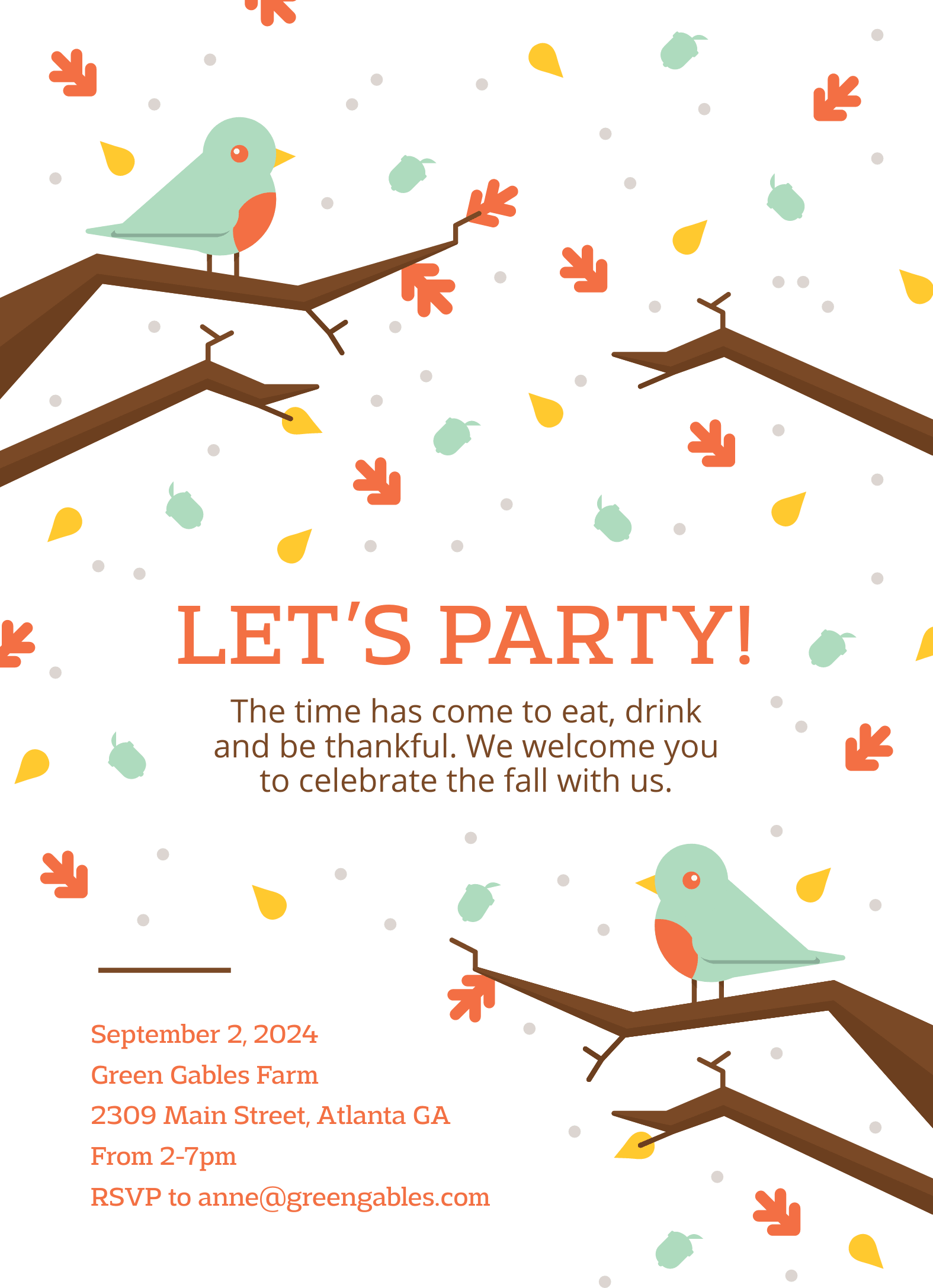 Fall Birds