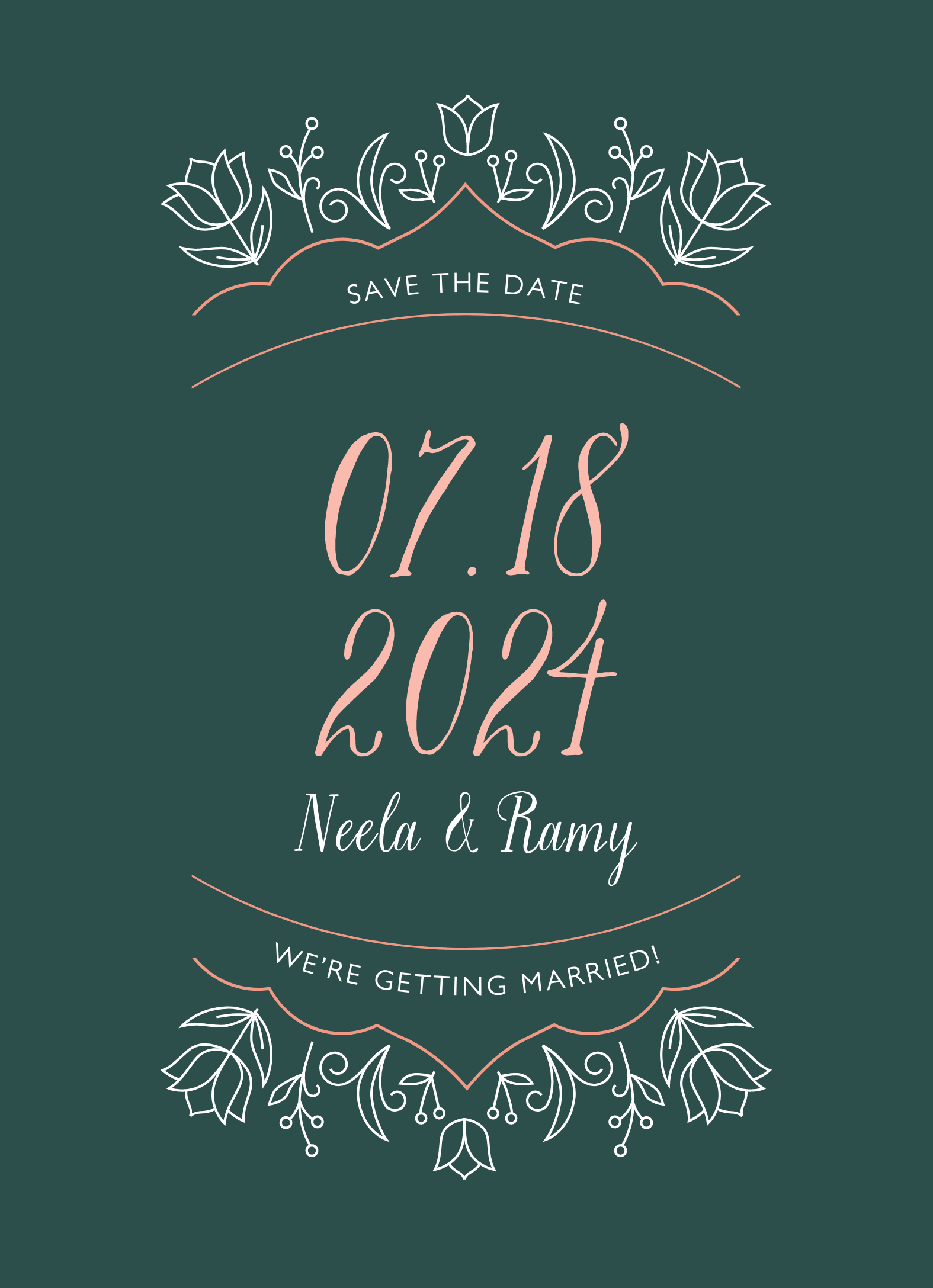 Secret Garden Save The Date