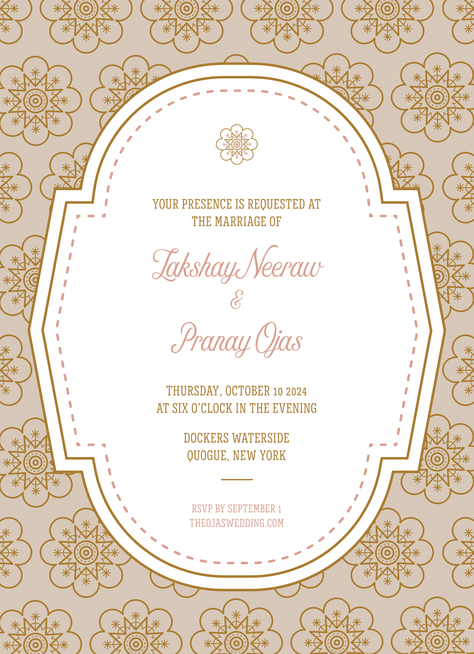 Elegant Pattern Invitation