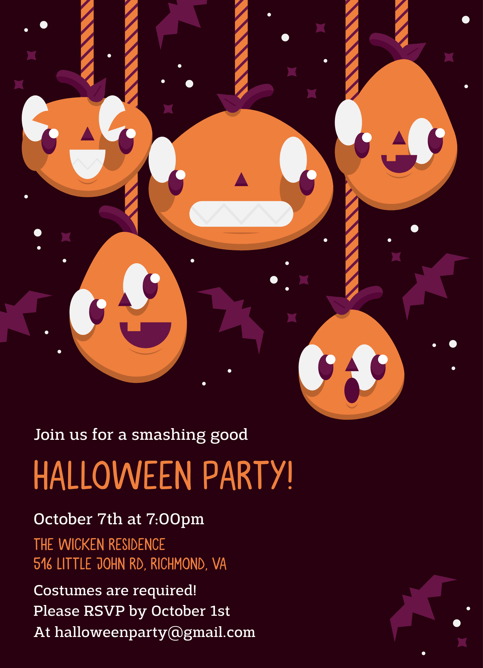 Pumpkin Halloween Party