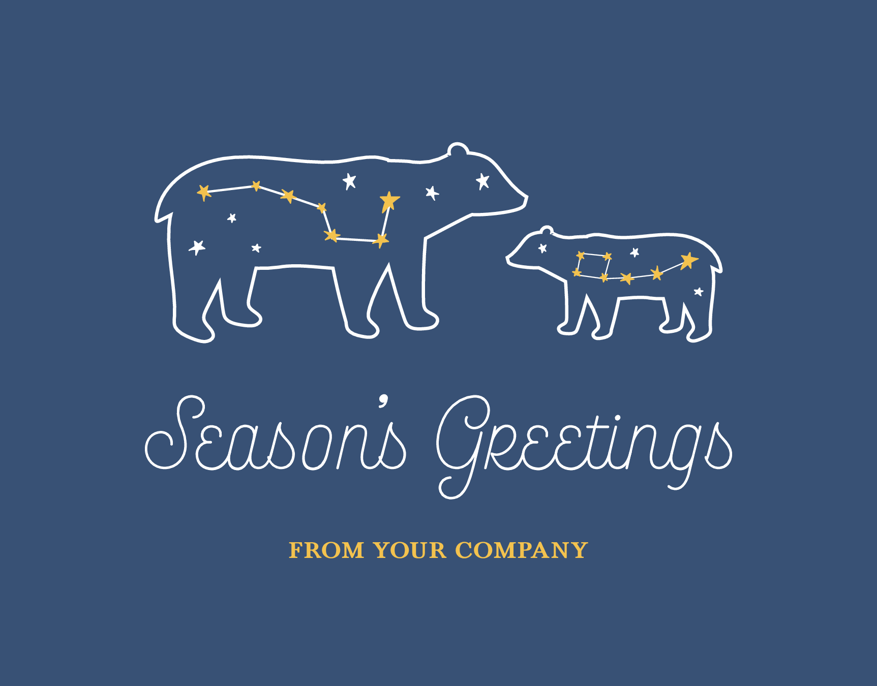 Night Sky Holiday Greeting