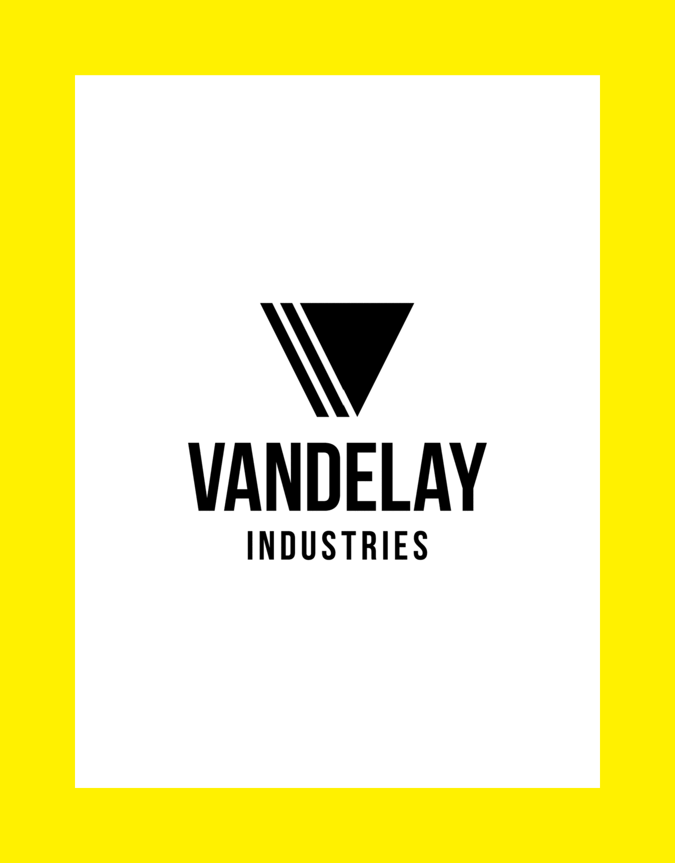 Logo With Bold Border Vertical