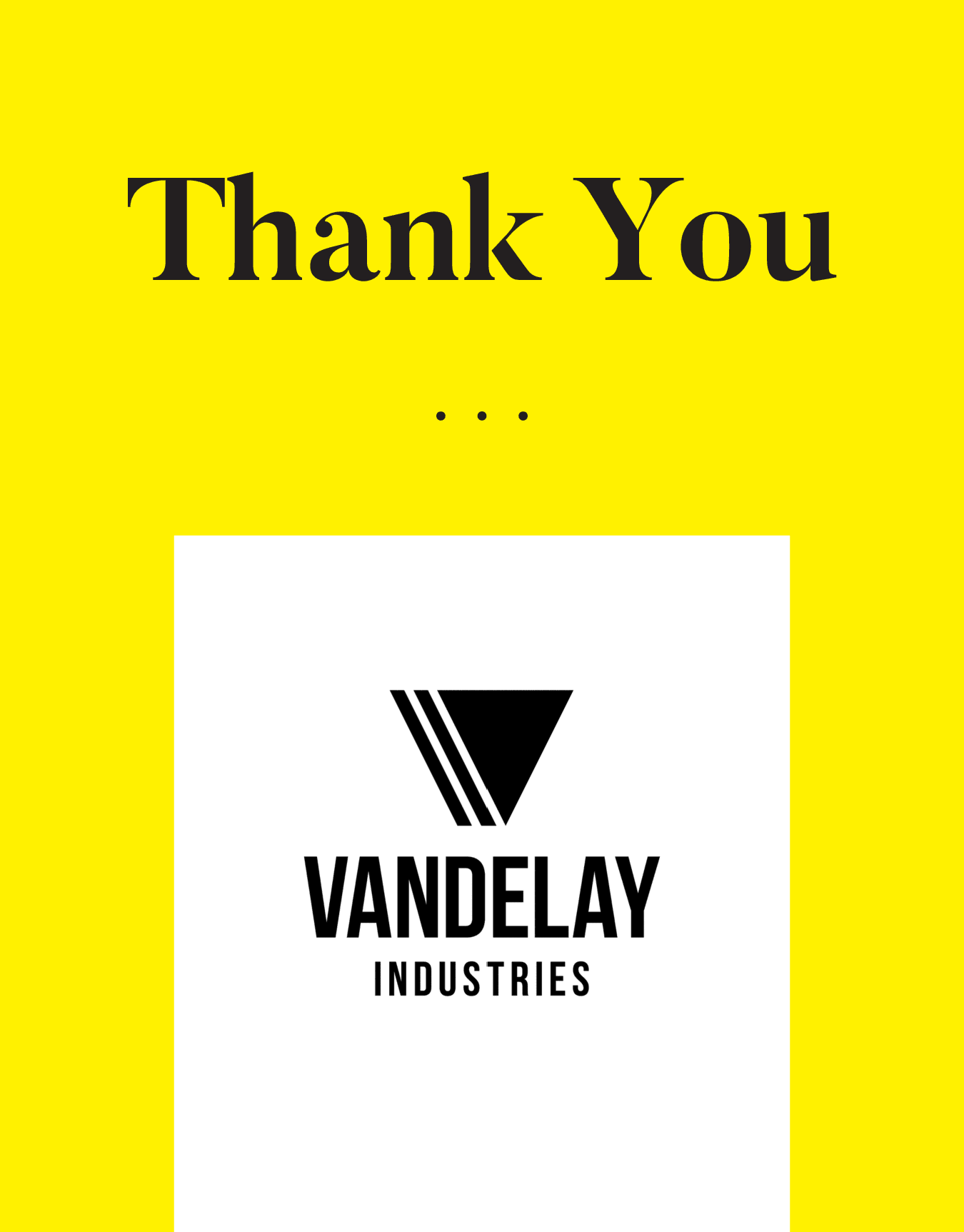 Logo & Text Greeting Card
