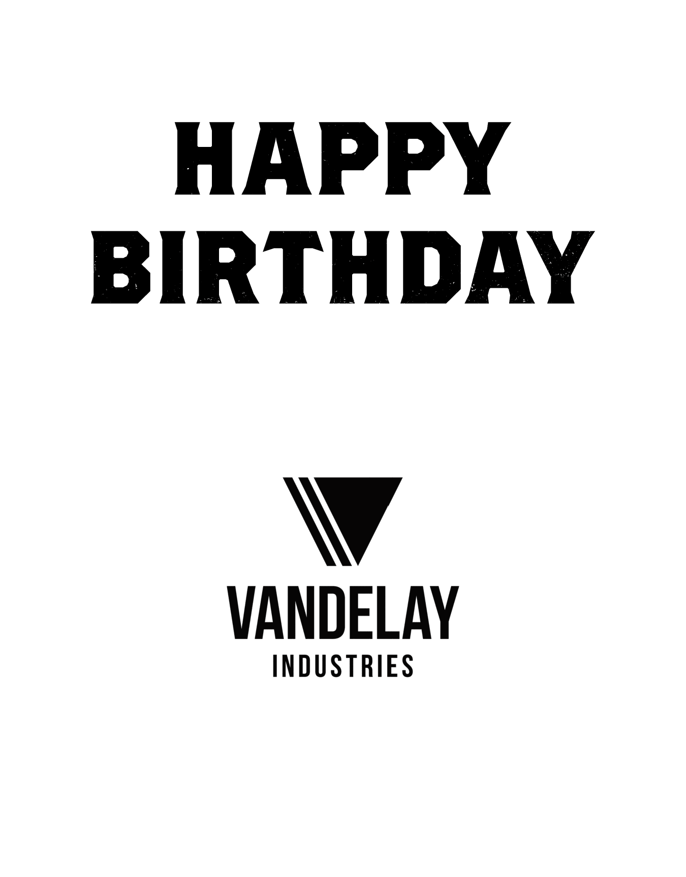 Business Birthday With Logo