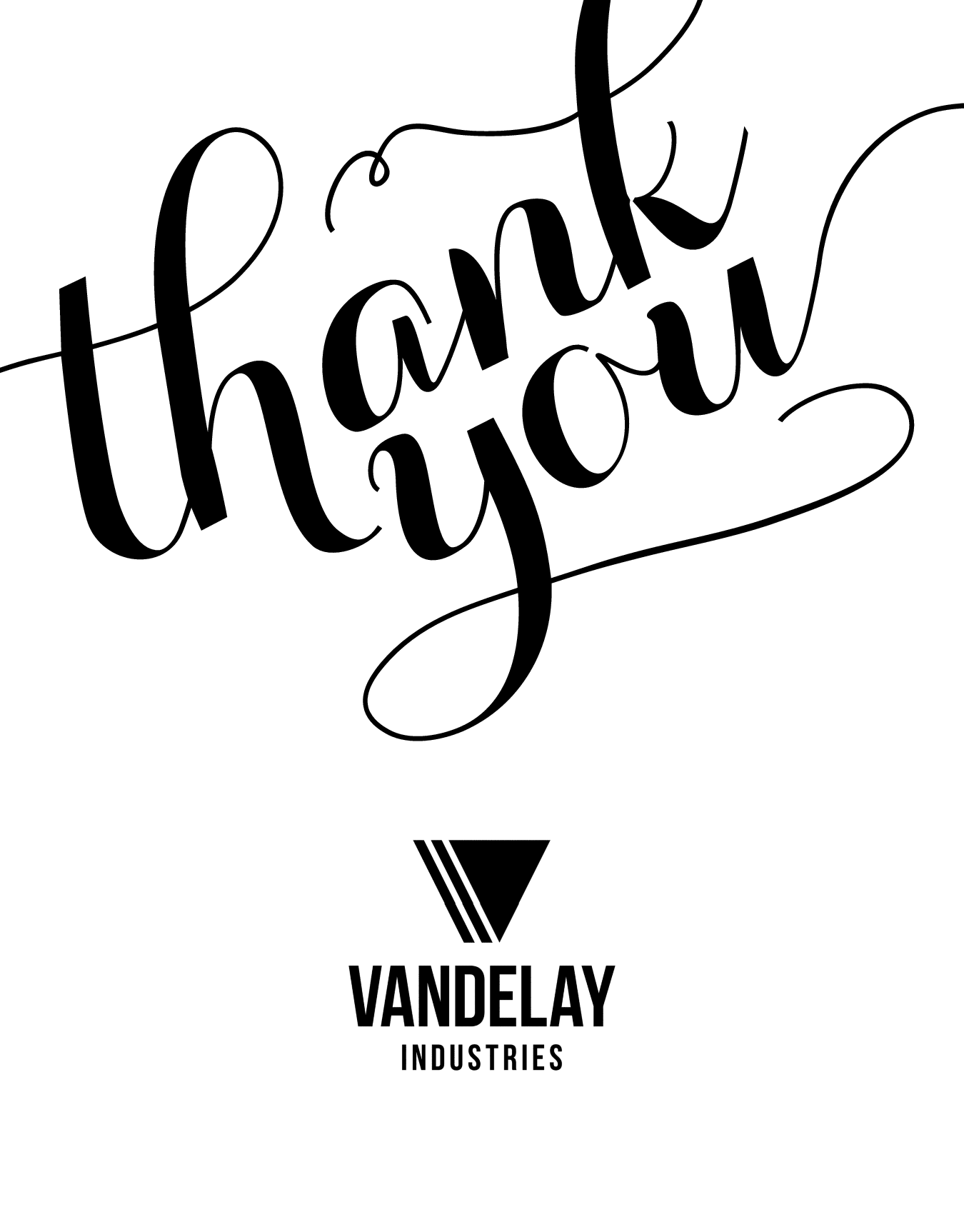 Thank You Script With Logo