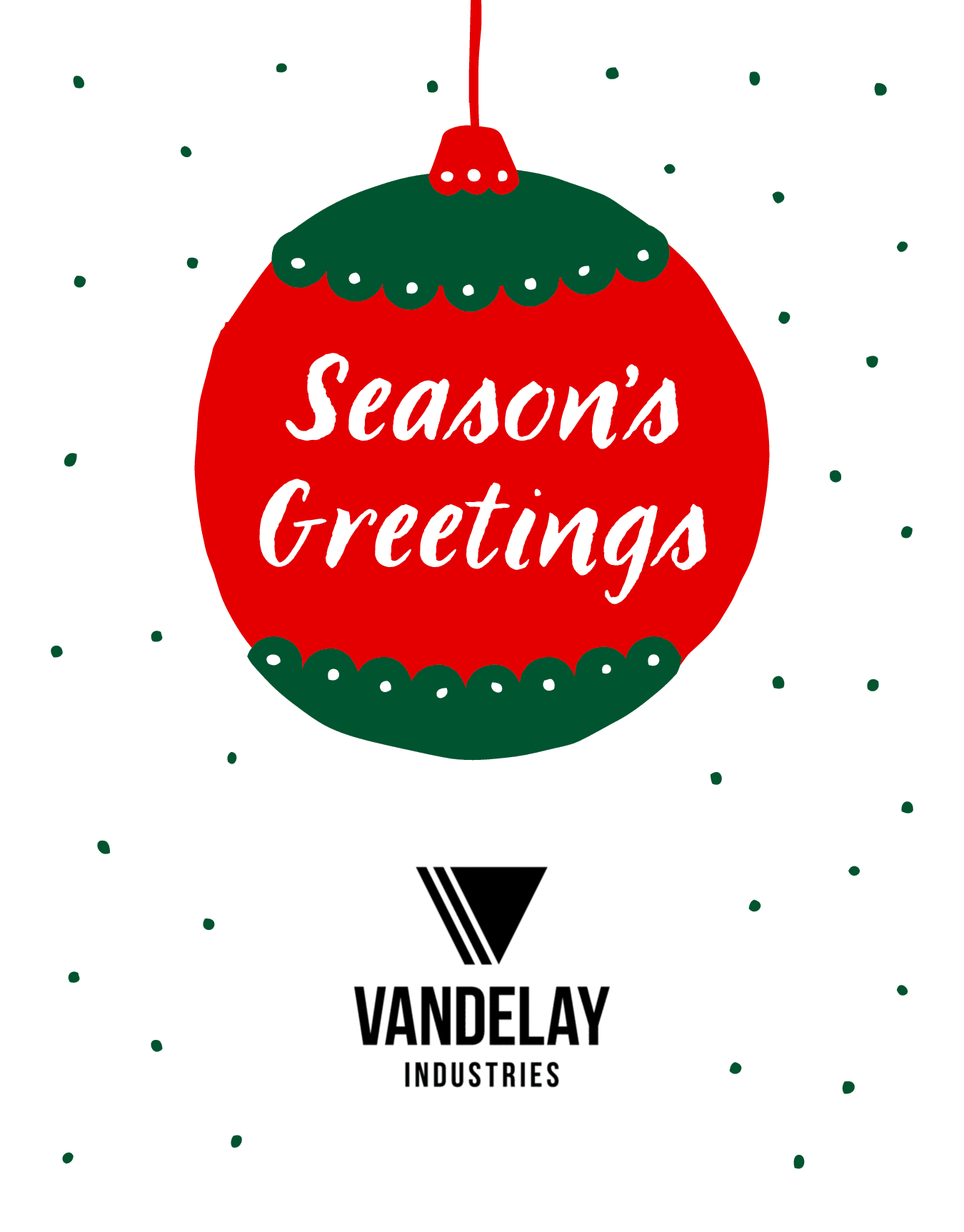 Season's Greetings Ornament