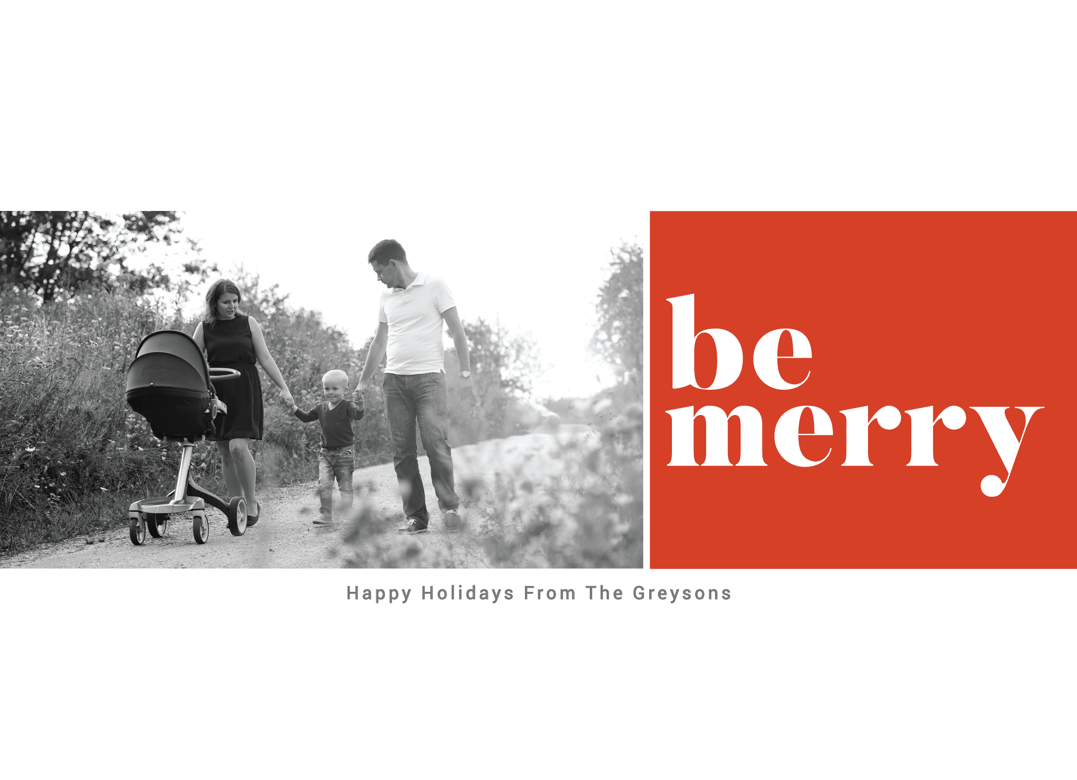 Be Merry Red Block