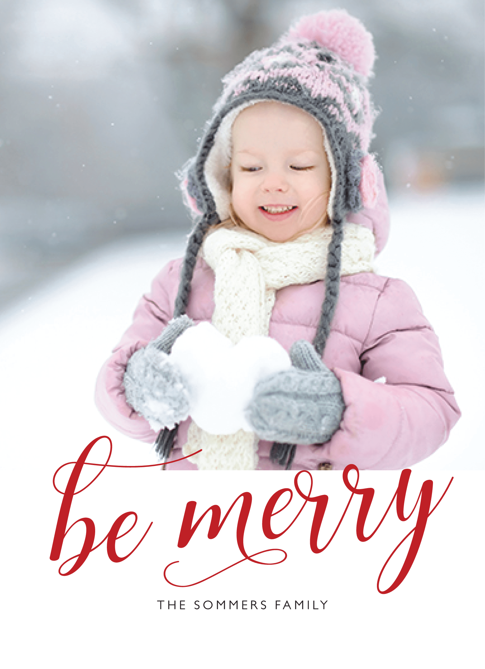 Be Merry Red Script