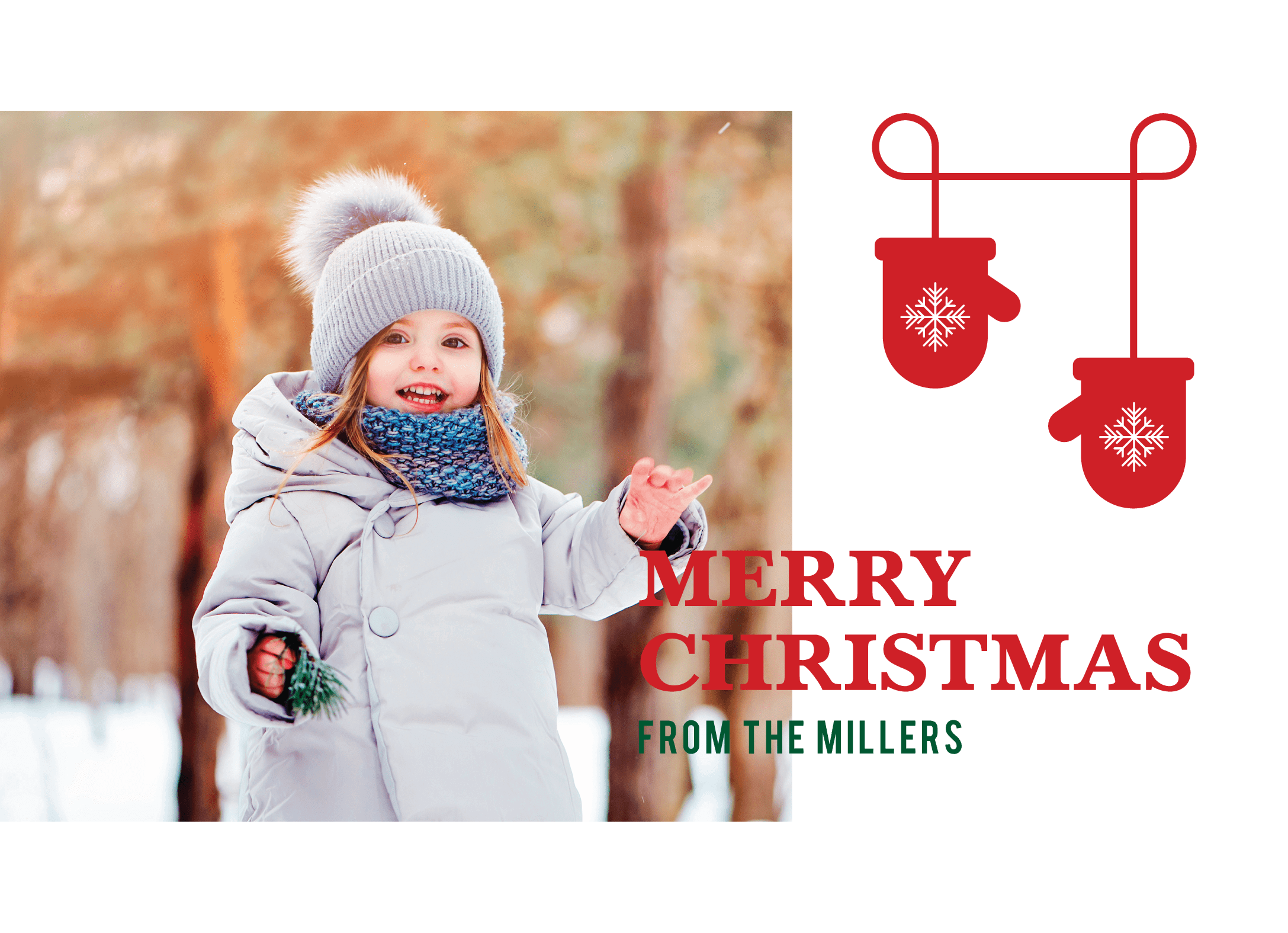 Holiday Winter Mittens