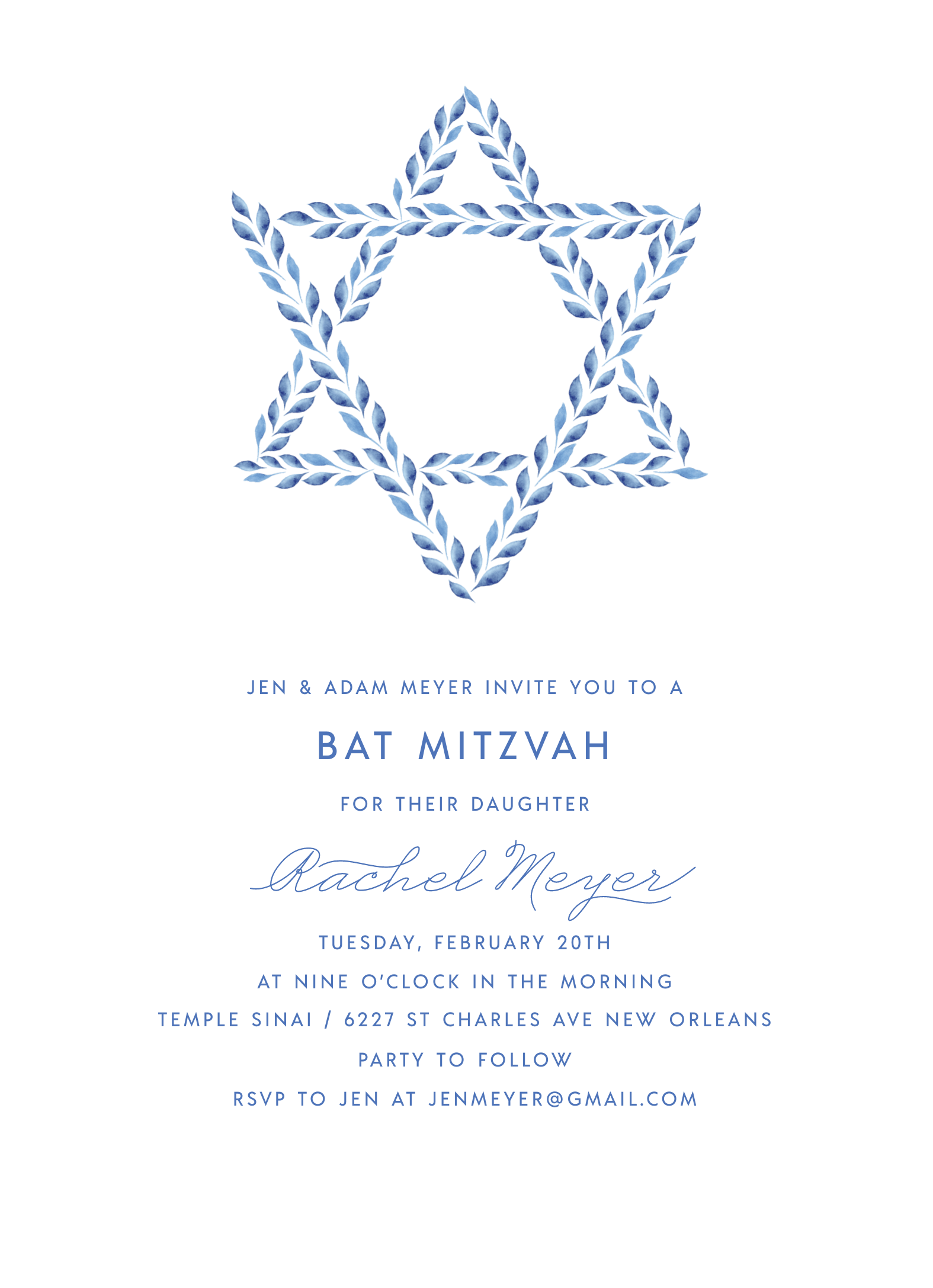 Floral Star Of David