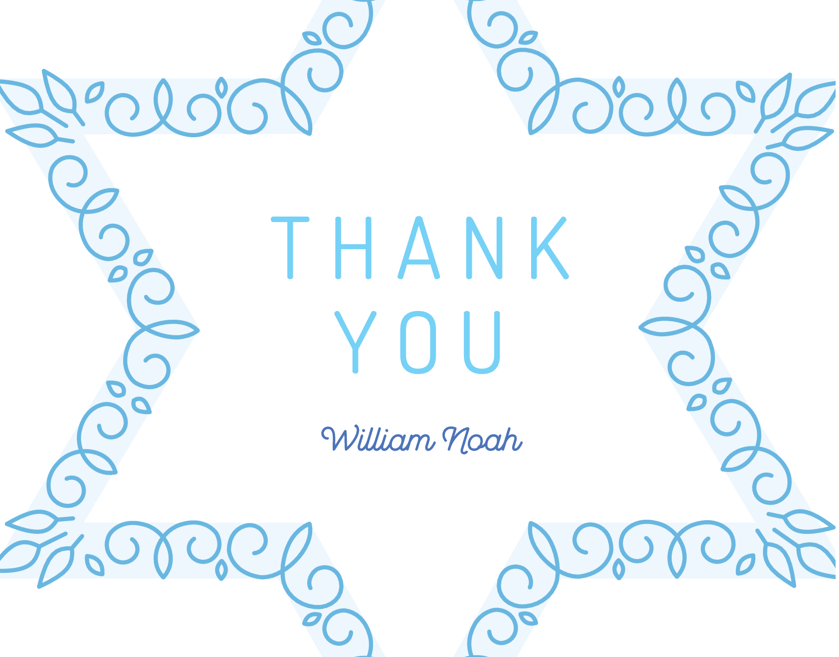 Ornamental Star Thank You