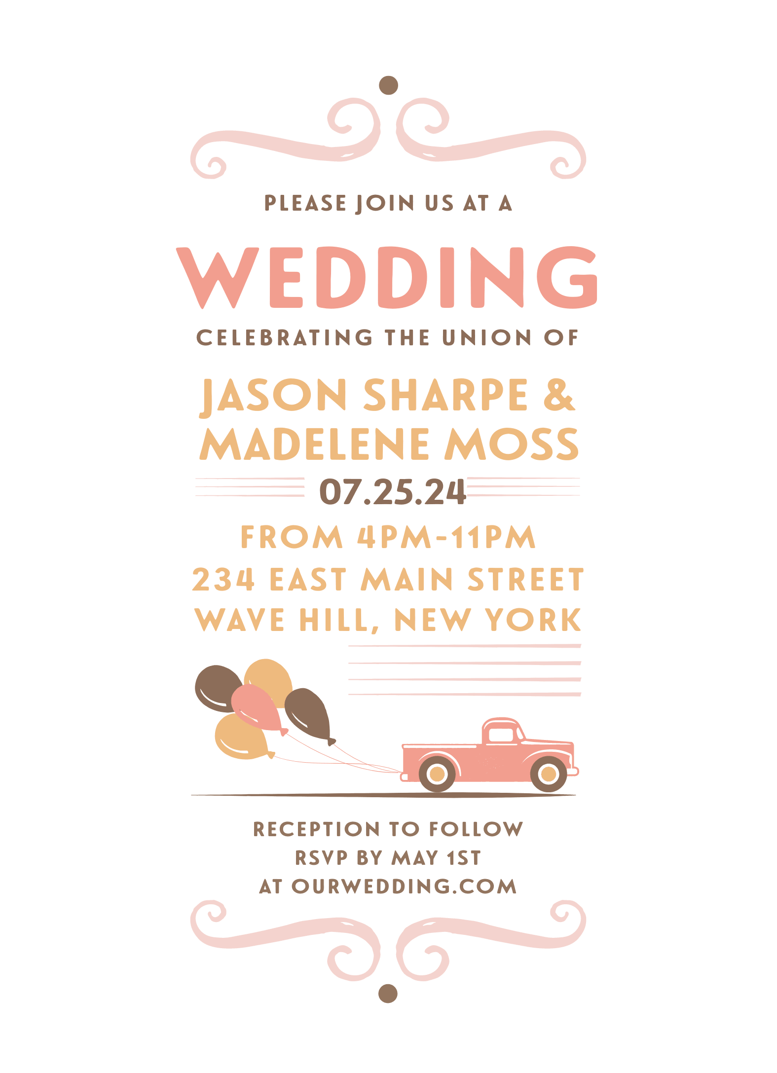 Newlyweds Invite