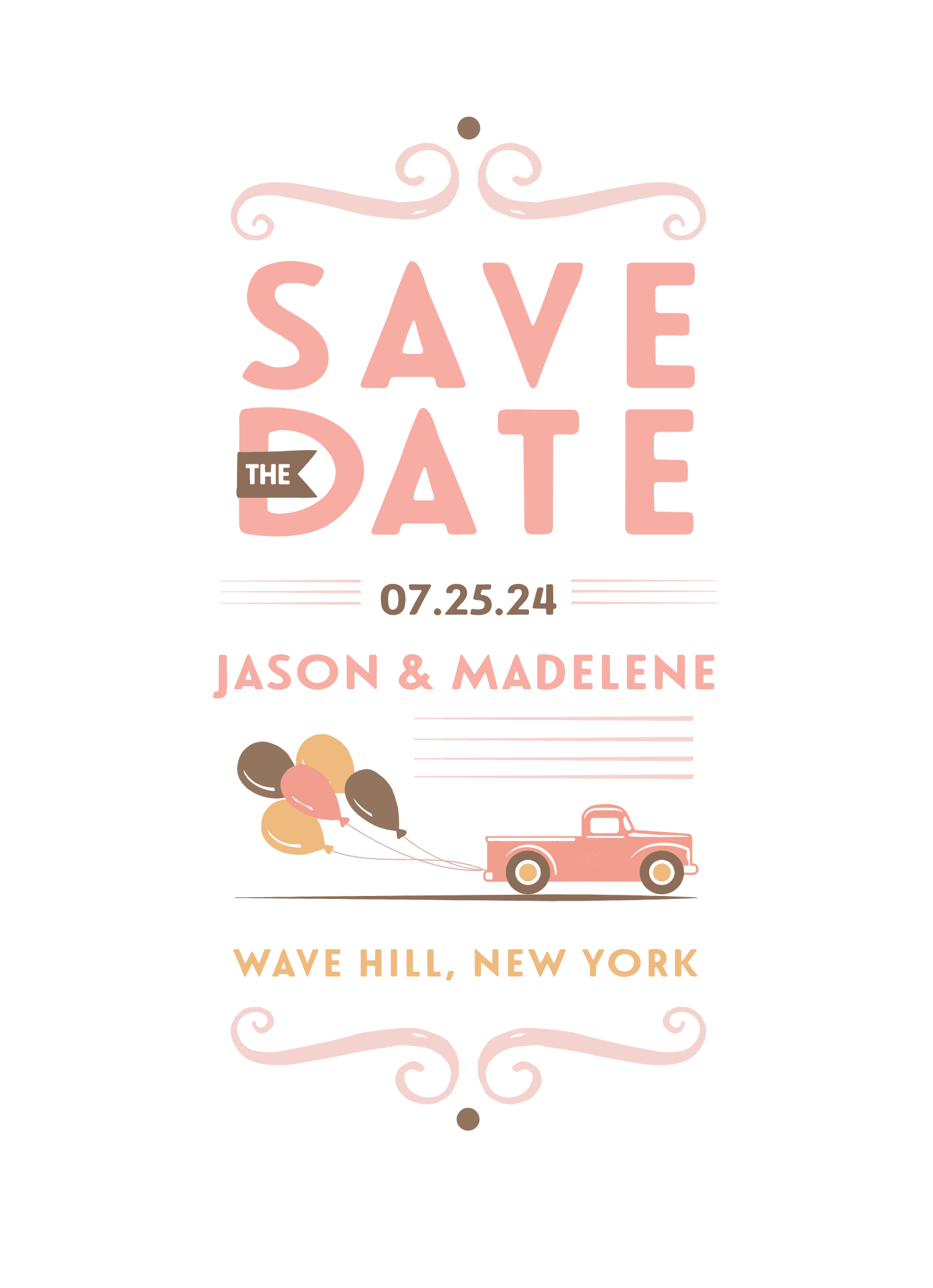 Newlyweds Save The Date