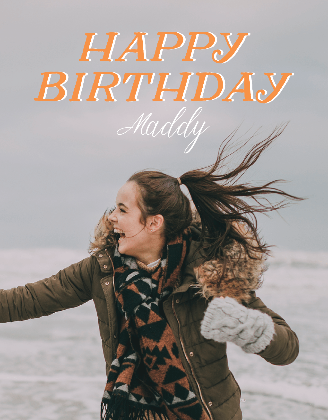 Orange Birthday Wishes