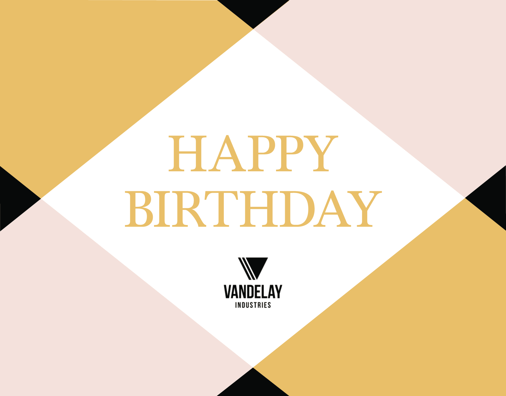 Geometric Logo Card