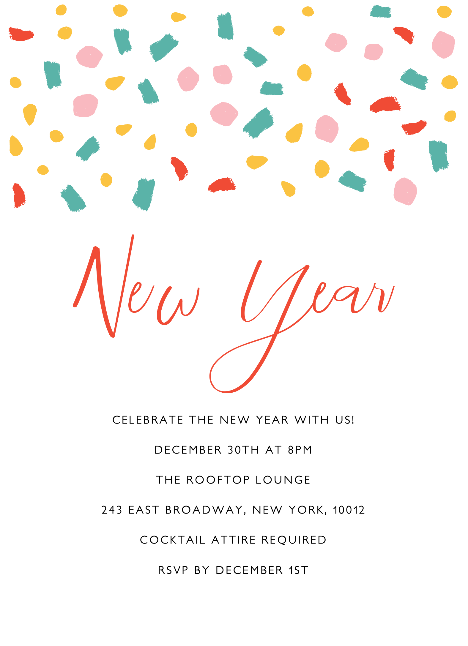 New Year Confetti