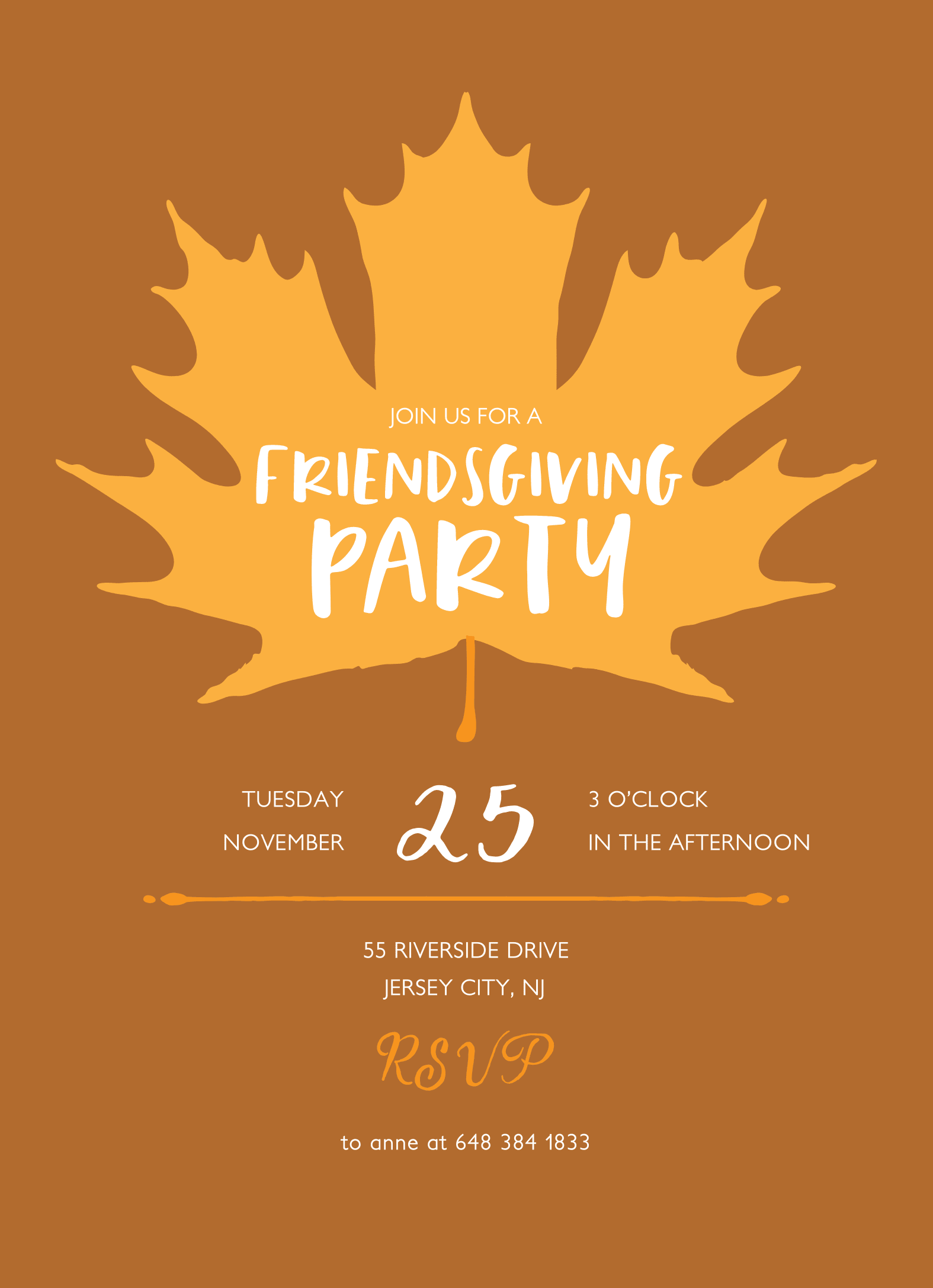 Maple Leaf Friendsgiving