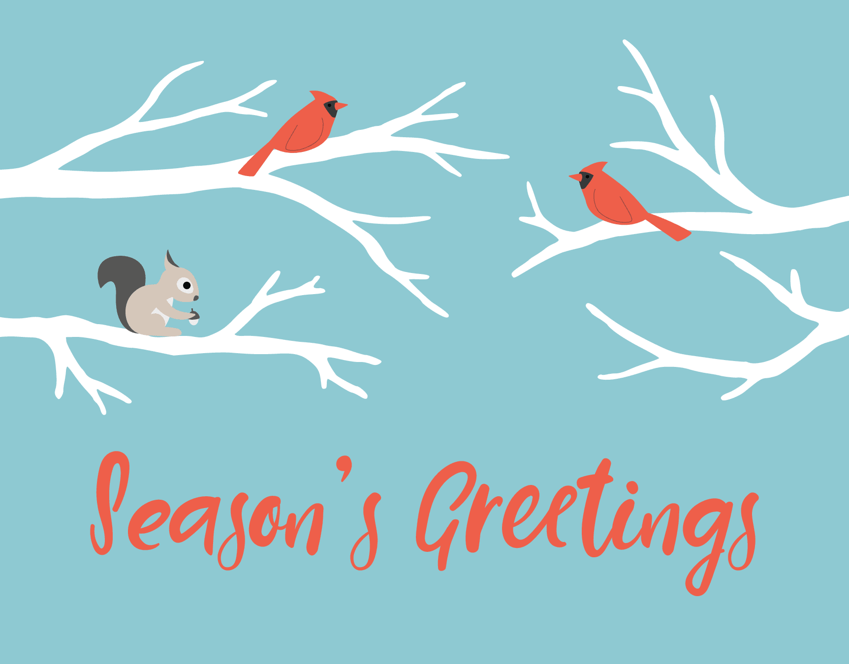 Season's Greetings Animals