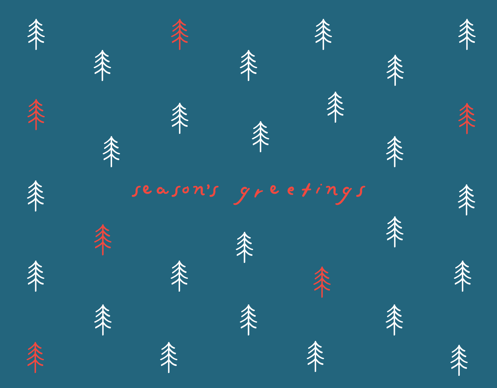 Season's Greetings Forest
