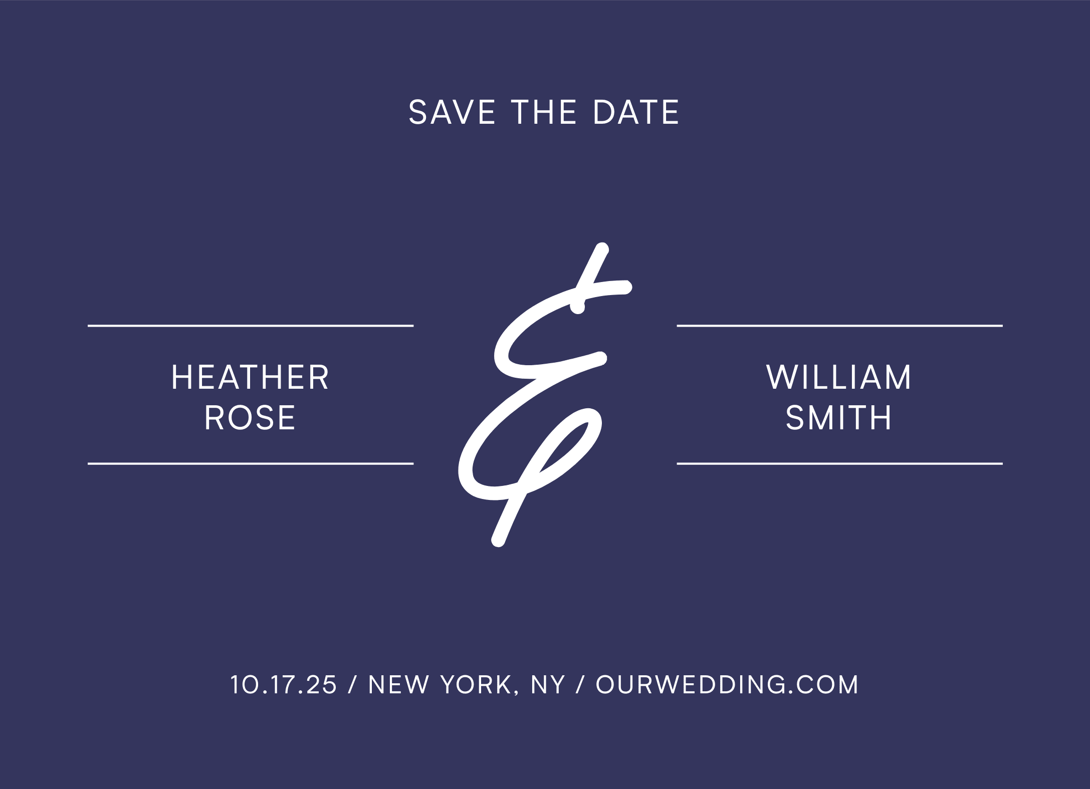 Modern Mark Save The Date