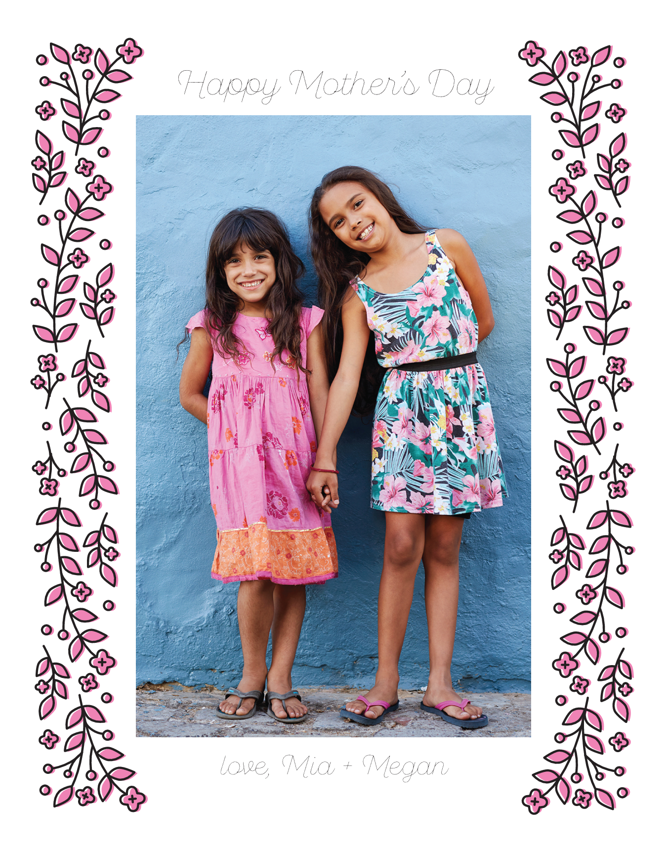 Mother's Day Flower Frame