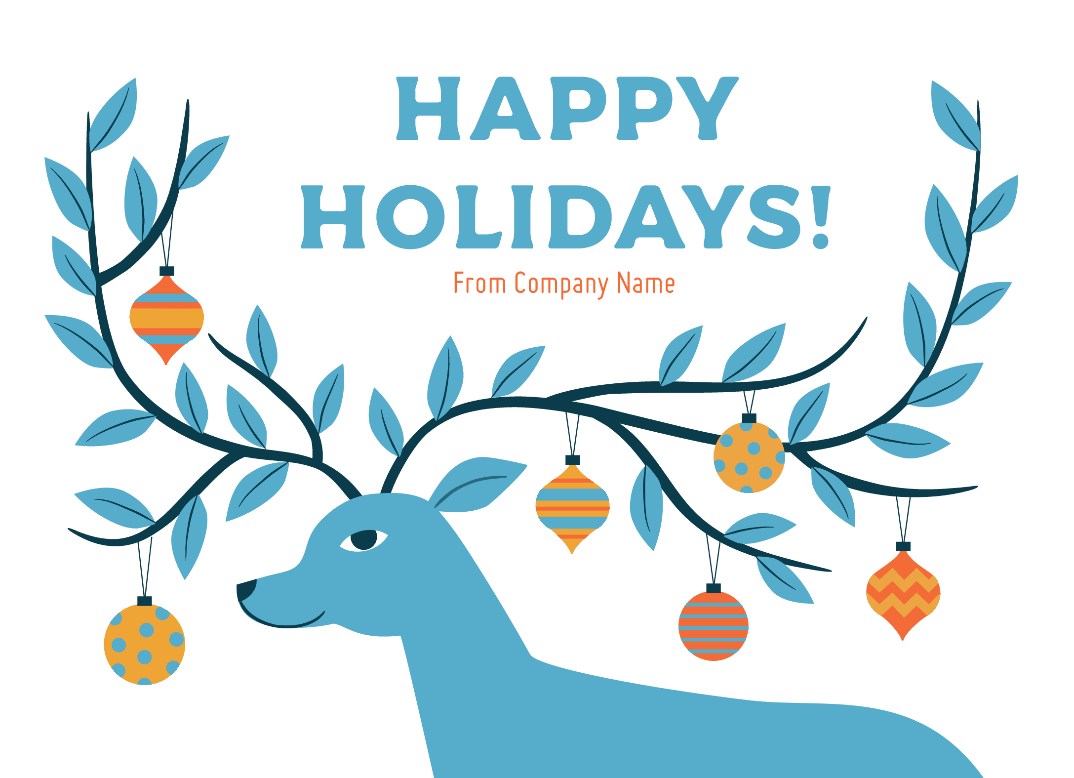 Art Deco Deer