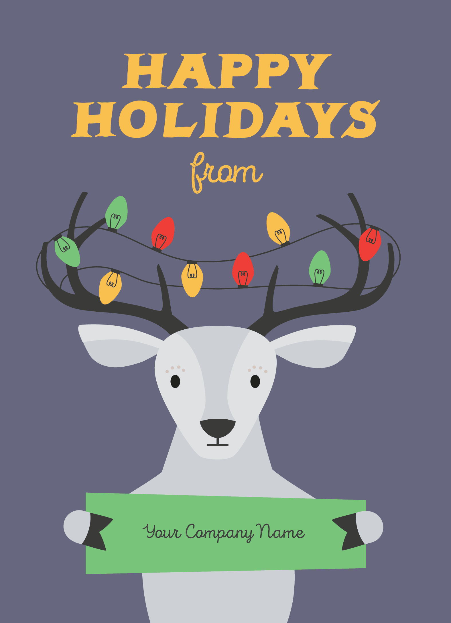 Festive Reindeer Lights