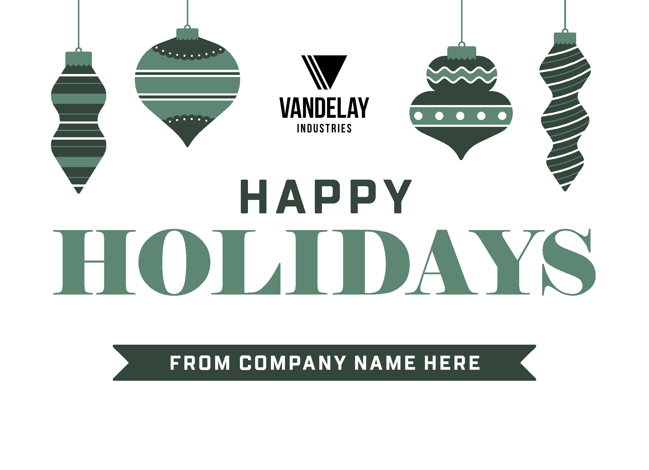 Hanging Holiday Ornaments 